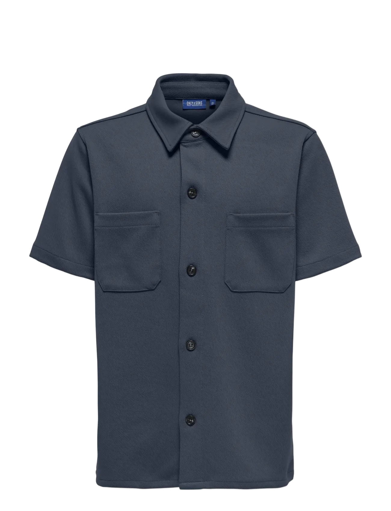 ONLY & SONS OSJNEW KODYL REG SS SHIRT SWT NOOS - Kleidung - OMBRE BLUE / navy