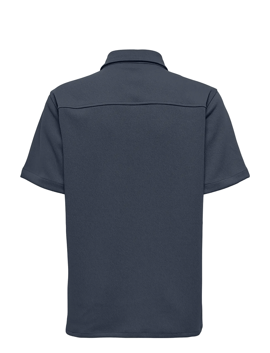 ONLY & SONS - OSJNEW KODYL REG SS SHIRT SWT NOOS - kortärmade skjortor - ombre blue - 2
