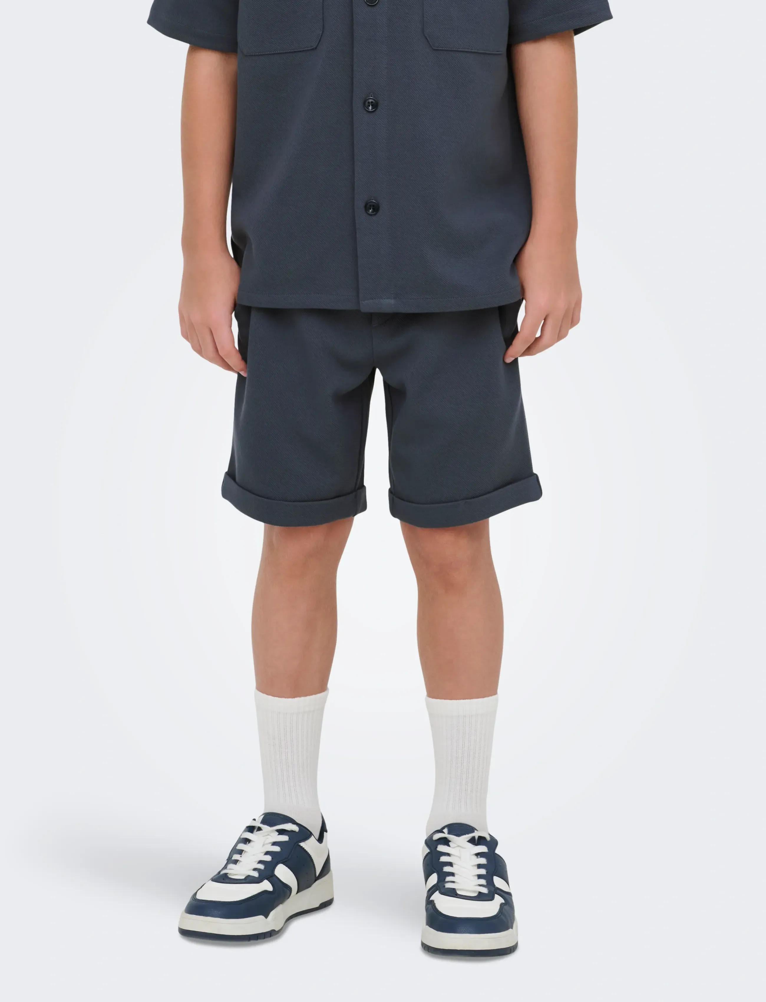 ONLY & SONS OSJNEW KODYL REG SHORTS SWT NOOS - Shorts - OMBRE BLUE / navy