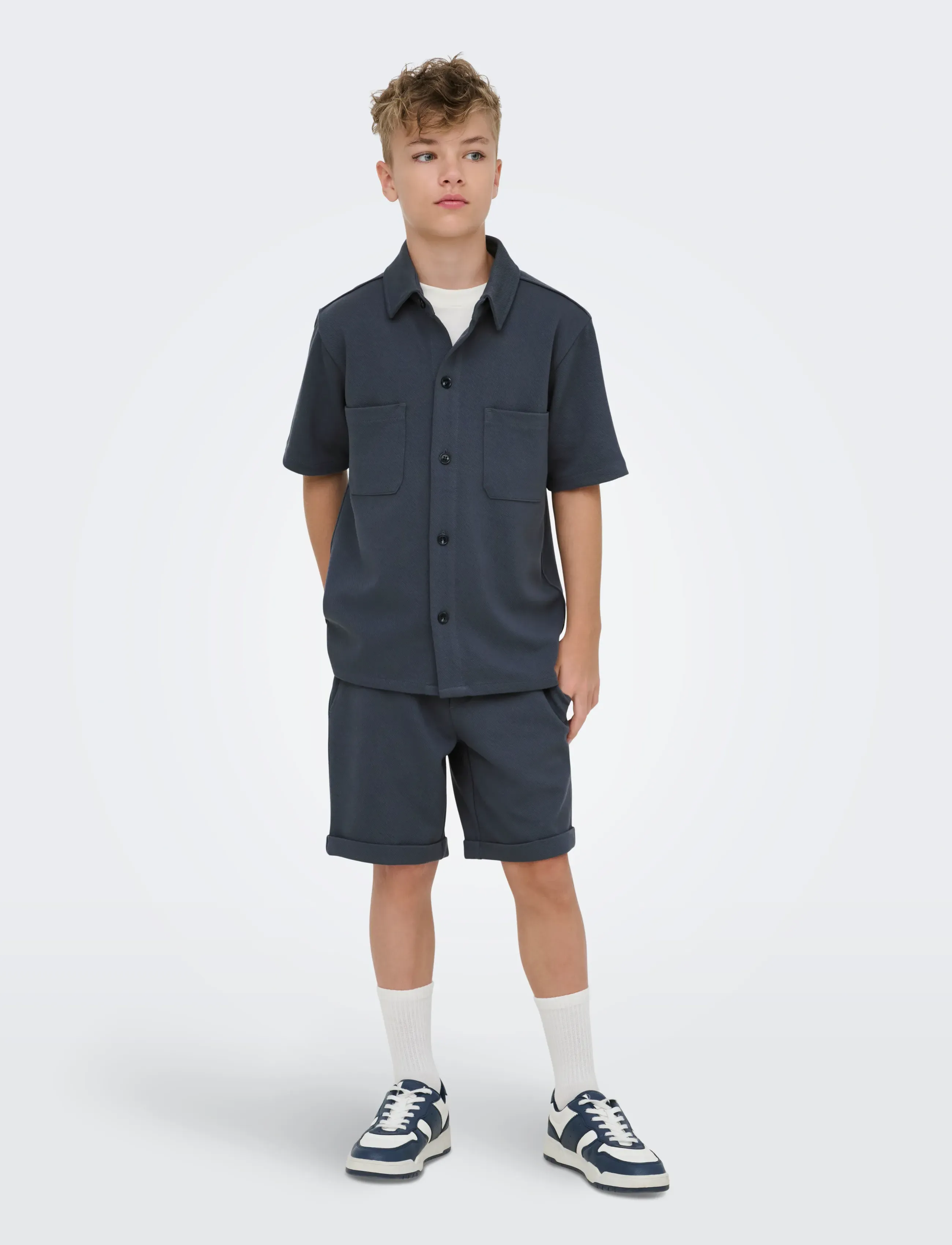 ONLY & SONS - OSJNEW KODYL REG SHORTS SWT NOOS - sweatshorts - ombre blue - 4