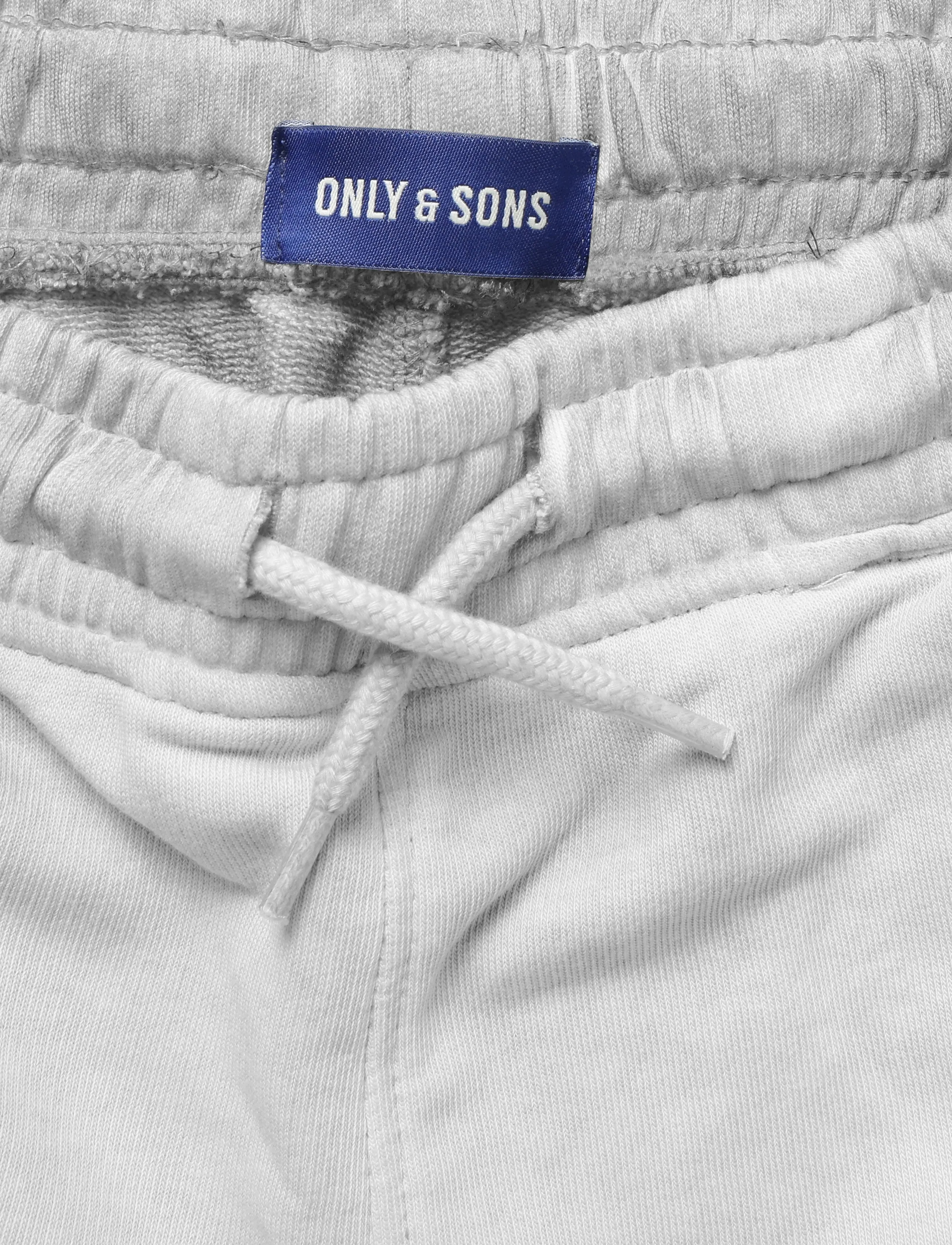 ONLY & SONS - OSJTILMO LIFE LOOSE COLD DYE SHORT UB SW - ultimate grey - 2
