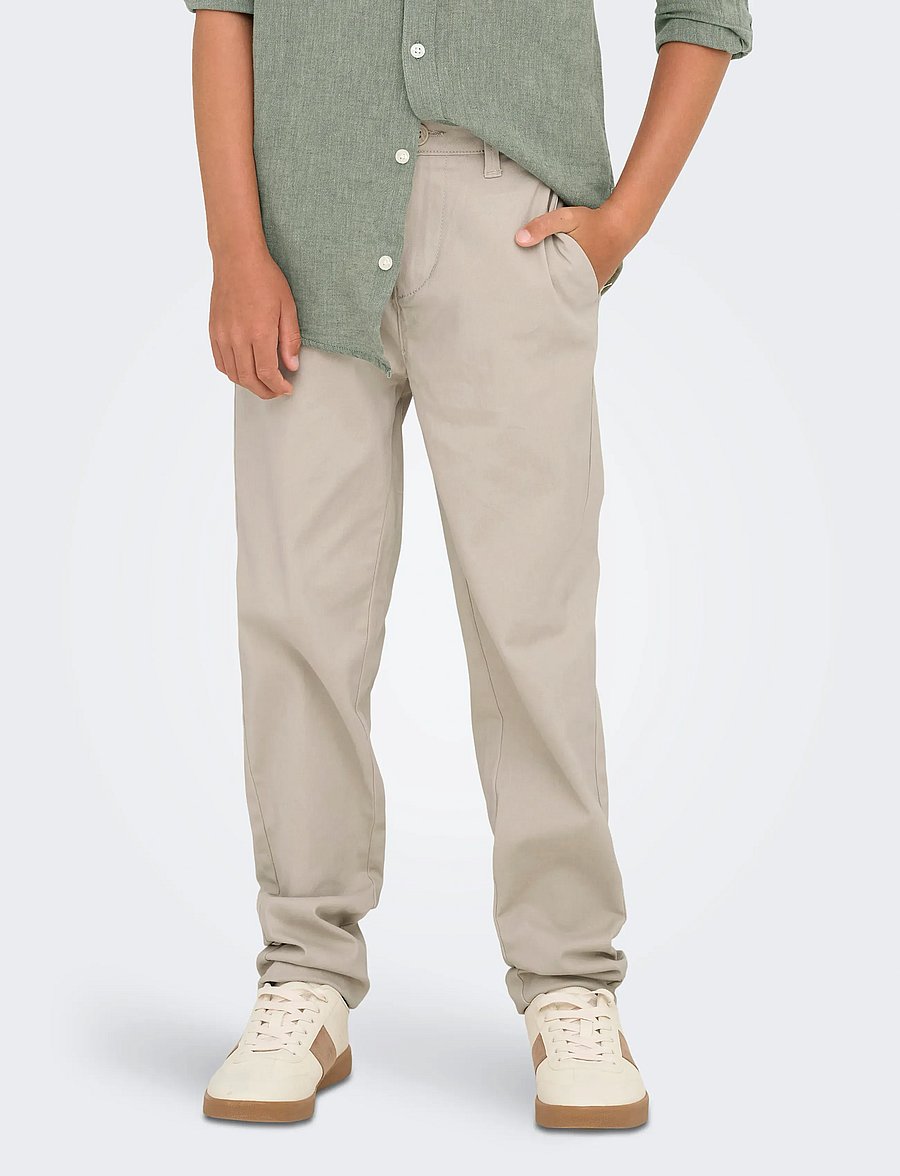 ONLY & SONS - OSJMARK PETE LIFE REG CHINO 0013 PNT - chino-buxur - silver lining - 0