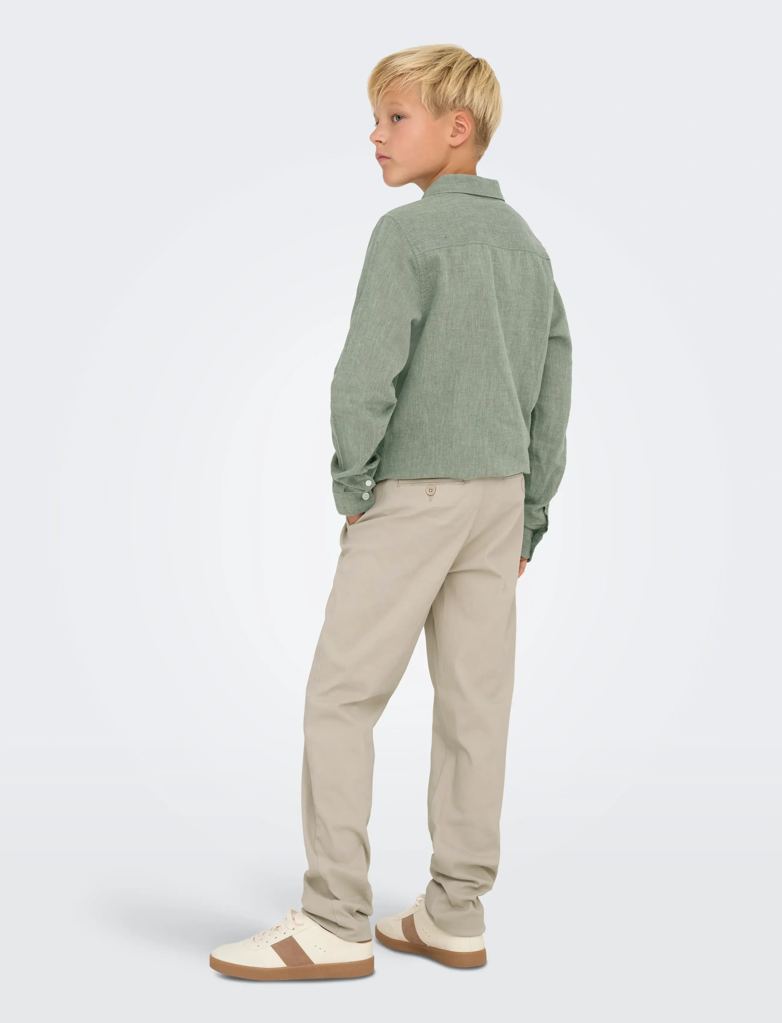 ONLY & SONS - OSJMARK PETE LIFE REG CHINO 0013 PNT - chino-buxur - silver lining - 3