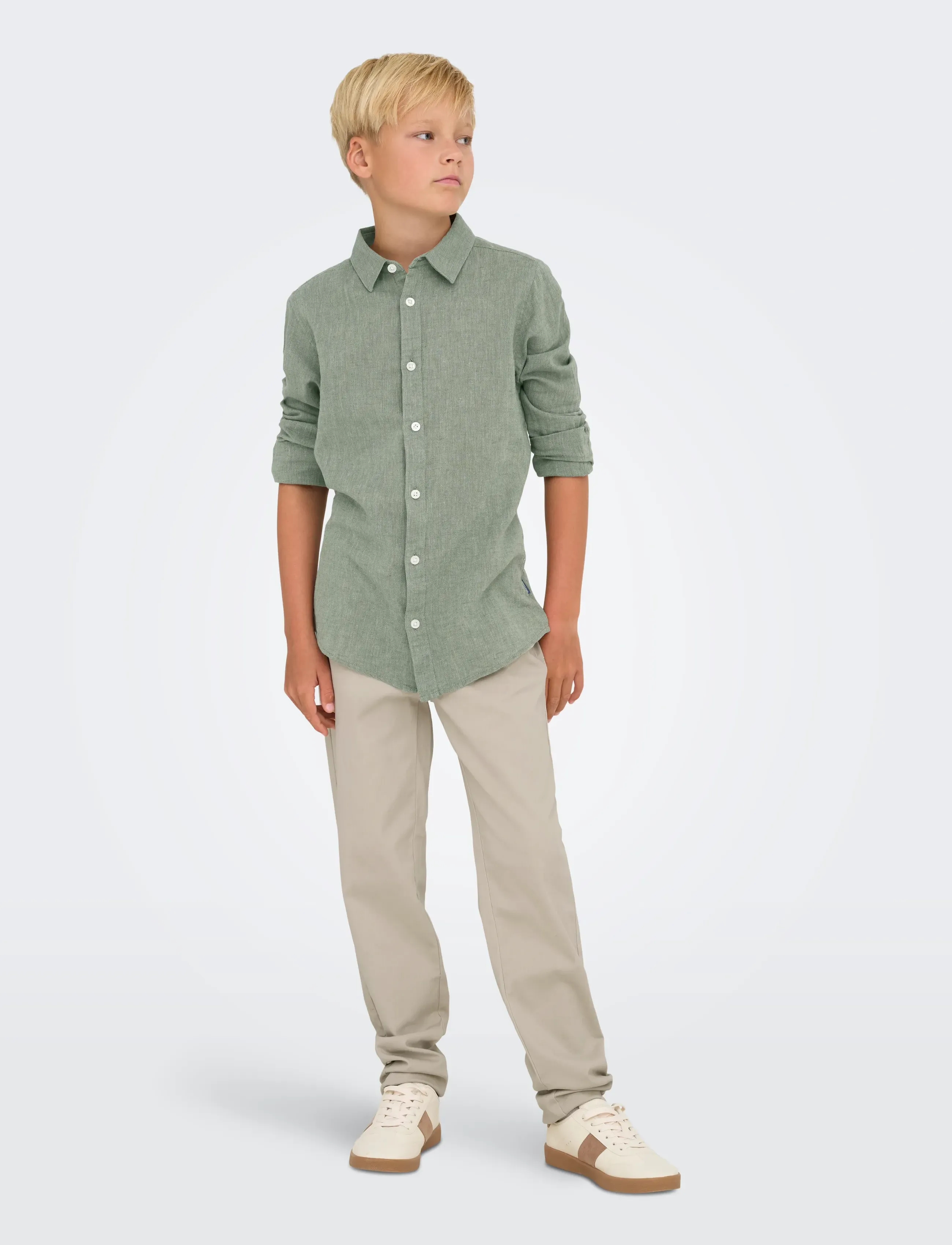 ONLY & SONS - OSJMARK PETE LIFE REG CHINO 0013 PNT - chino-buxur - silver lining - 4