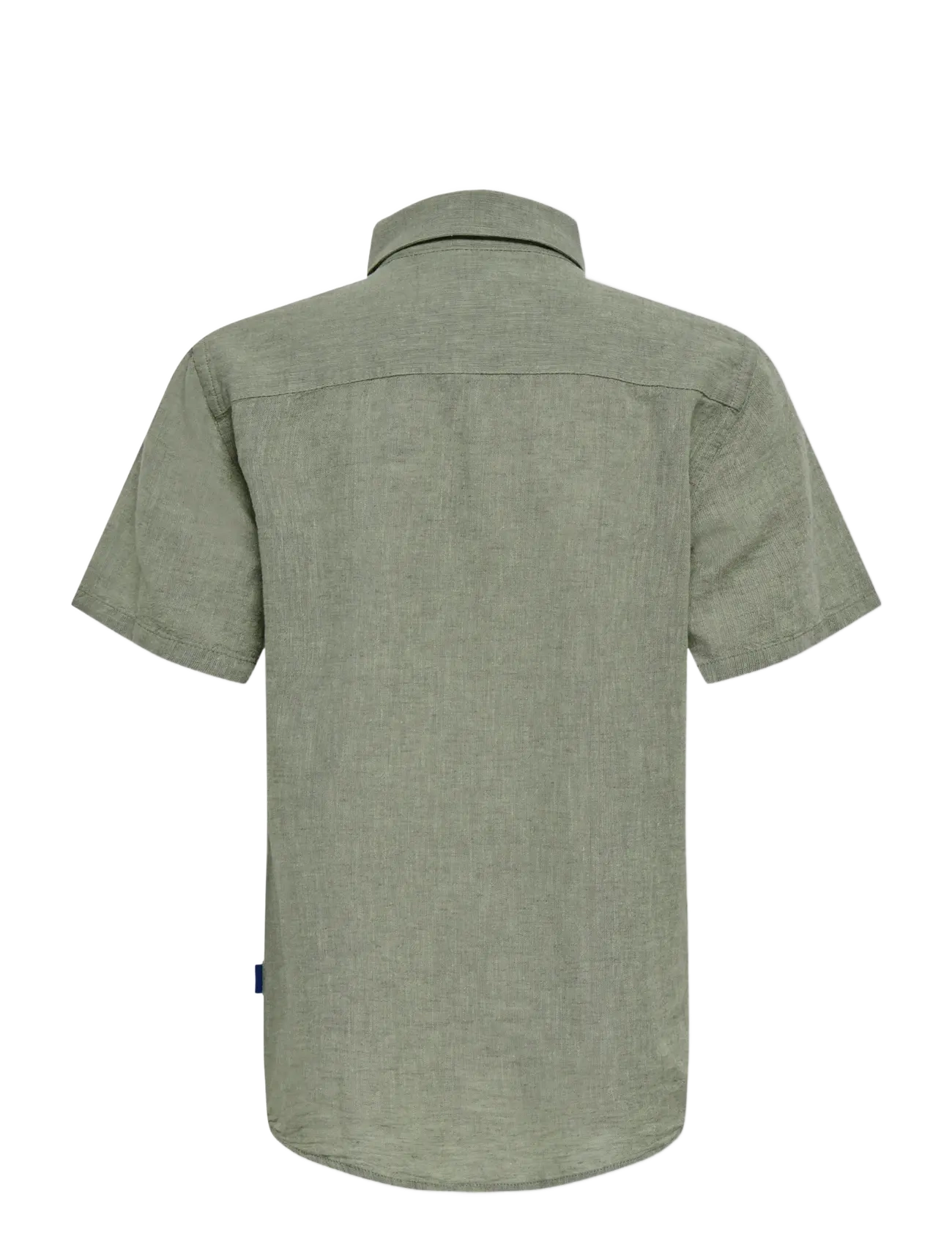 ONLY & SONS - OSJCAIDEN LIFE SS SOLID LINEN SHIRT WVN - lühikeste varrukatega särgid - swamp - 2