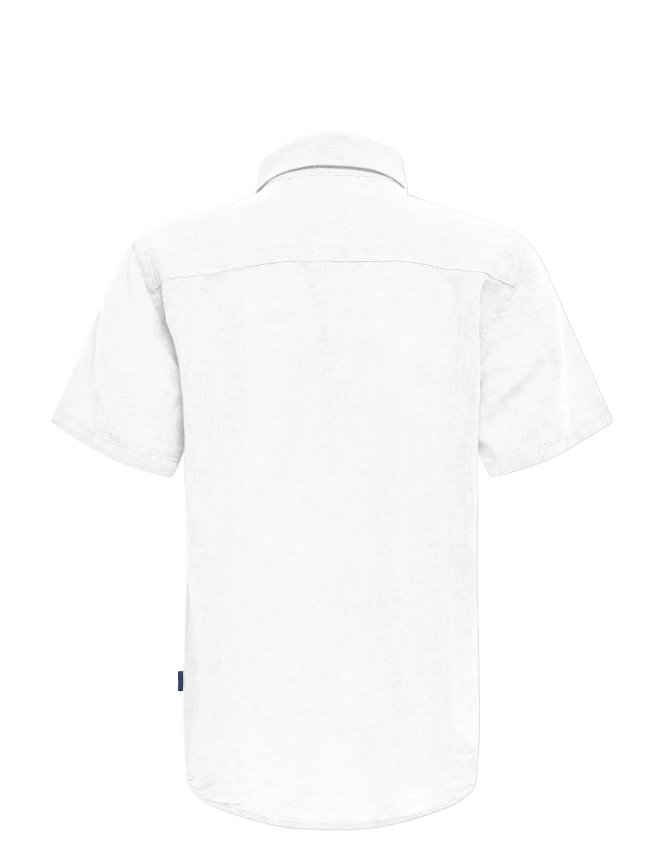 ONLY & SONS - OSJCAIDEN LIFE SS SOLID LINEN SHIRT WVN - kurzärmlige hemden - white - 1