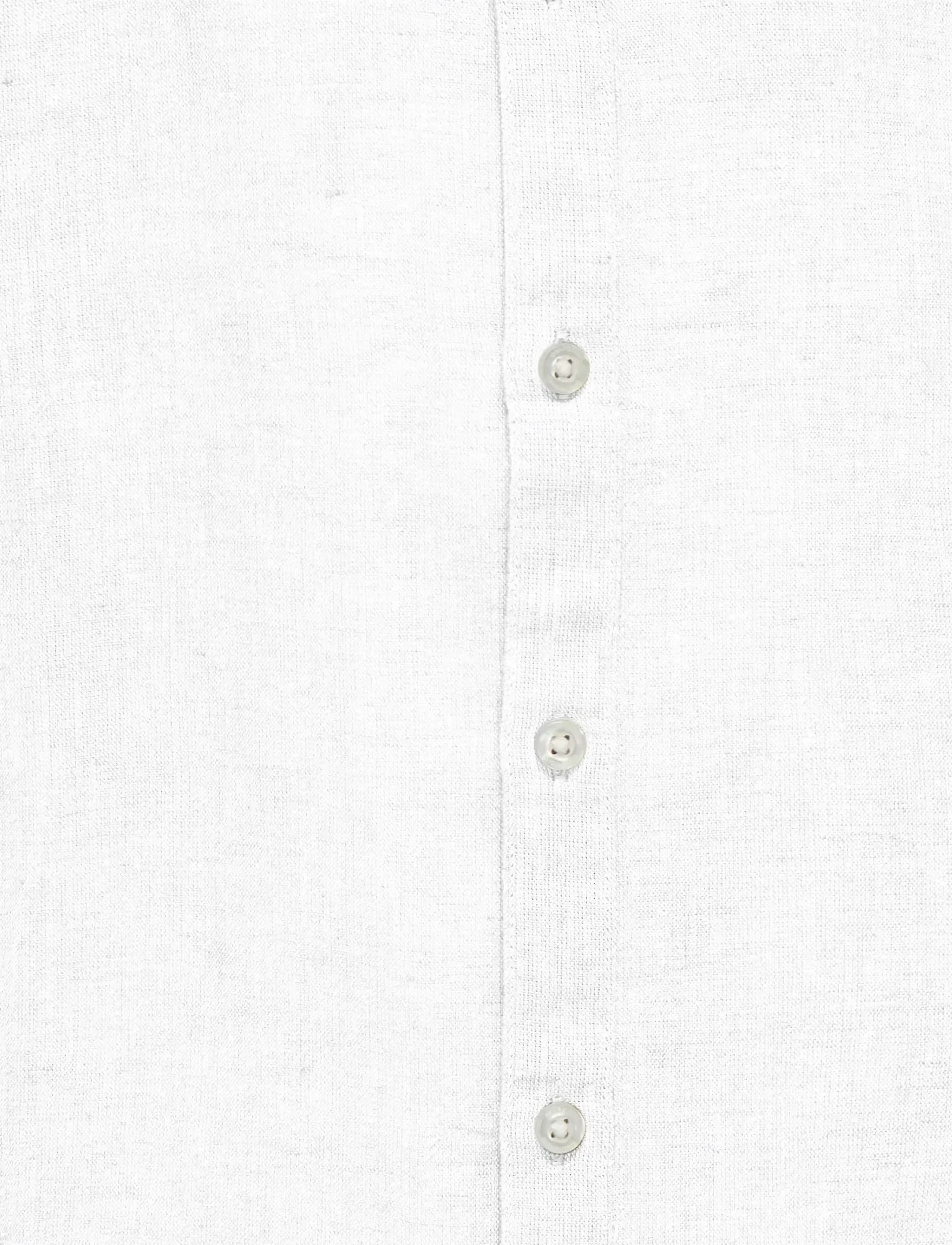 ONLY & SONS - OSJCAIDEN LIFE SS SOLID LINEN SHIRT WVN - kurzärmlige hemden - white - 2