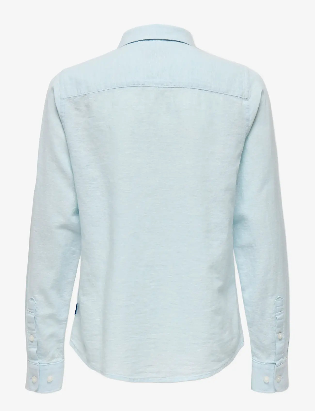ONLY & SONS - OSJCAIDEN LIFE LS LINEN SHIRT WN NOOS - langærmede skjorter - cashmere blue - 1
