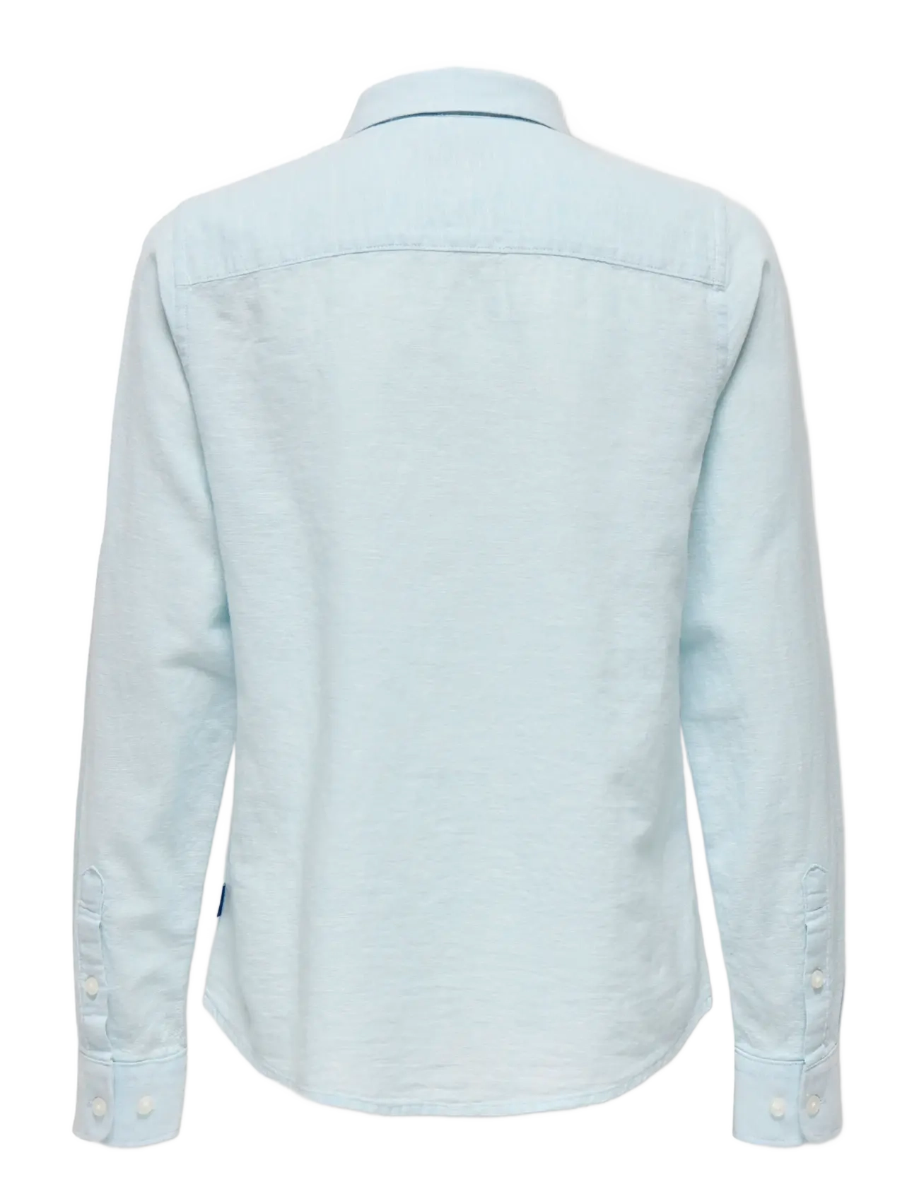 ONLY & SONS - OSJCAIDEN LIFE LS LINEN SHIRT WN NOOS - langærmede skjorter - cashmere blue - 1