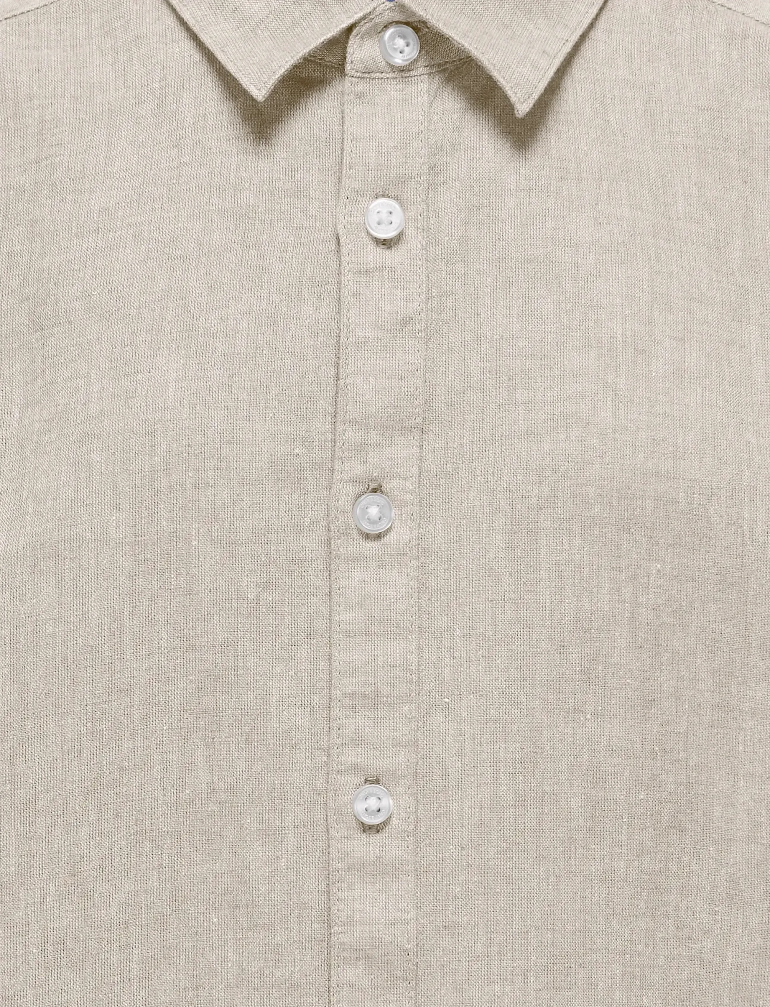 ONLY & SONS - OSJCAIDEN LIFE LS LINEN SHIRT WN NOOS - chemises à manches longues - chinchilla - 5