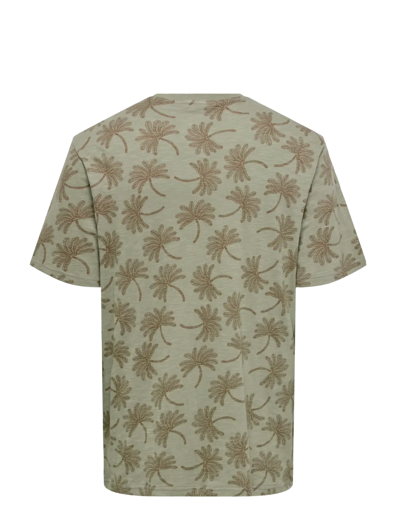 ONLY & SONS - ONSMALDINI AOP REG. SS AOP TEE - short-sleeved t-shirts - dried sage - 1