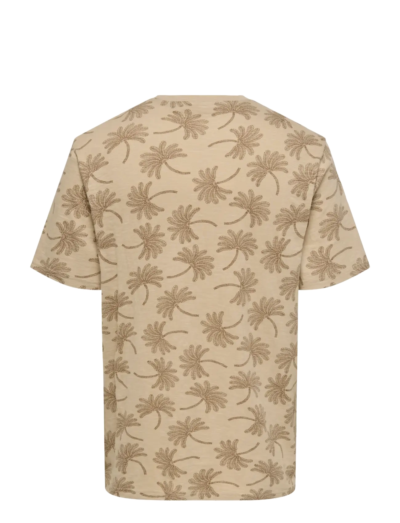 ONLY & SONS - ONSMALDINI AOP REG. SS AOP TEE - kortærmede t-shirts - irish cream - 1
