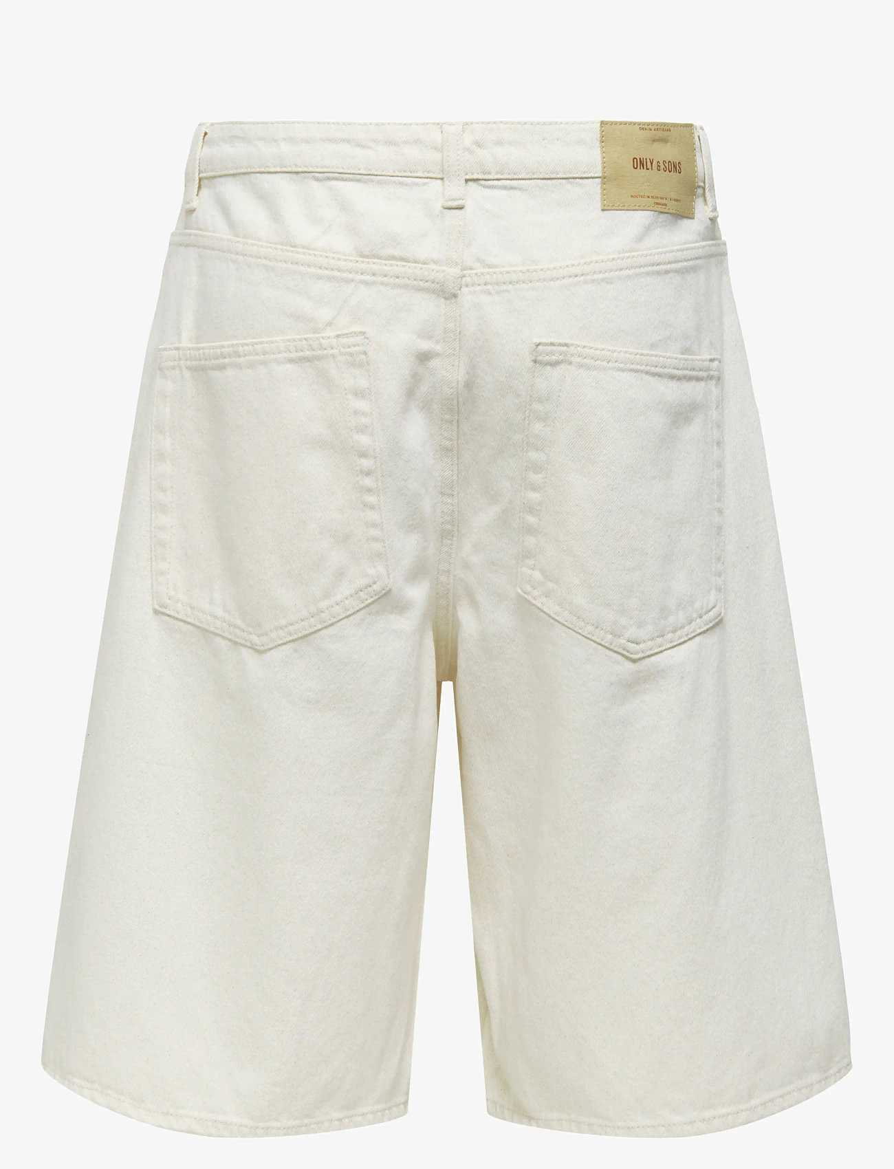 ONLY & SONS - ONSCARL BALLOON ECRU 4145 PIM DNM SHORTS - die niedrigsten preise - ecru - 1