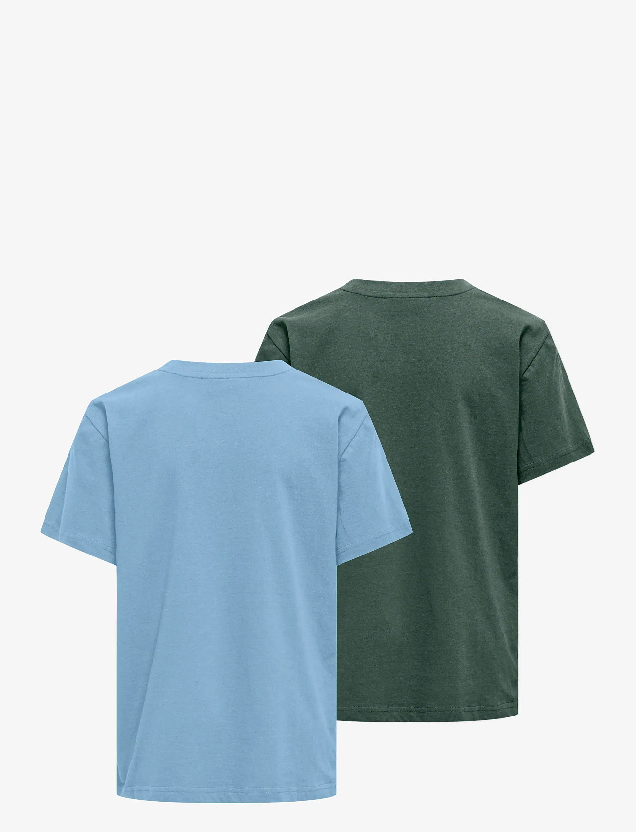 ONLY & SONS - OSJLENNY LIFE REG PRINT TEE JRS 2-PACK - kortærmede t-shirts - dark forest - 1