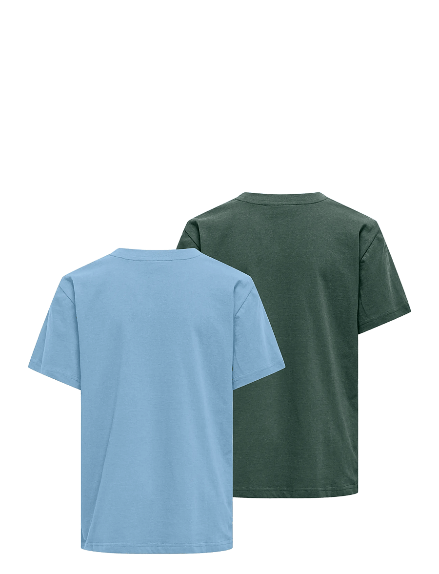 ONLY & SONS - OSJLENNY LIFE REG PRINT TEE JRS 2-PACK - korte mouwen - dark forest - 1