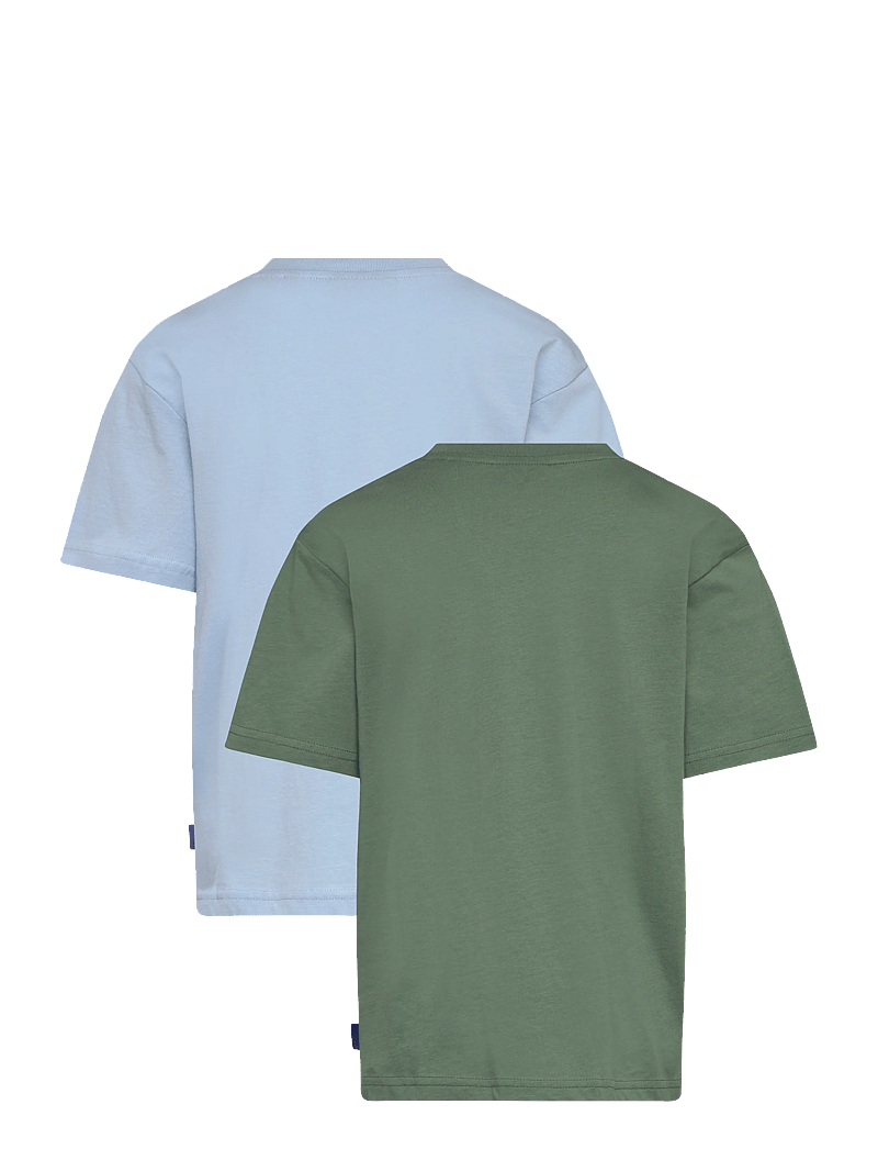 ONLY & SONS - OSJLENNY LIFE REG PRINT TEE JRS 2-PACK - kortærmede t-shirts - dark forest - 2