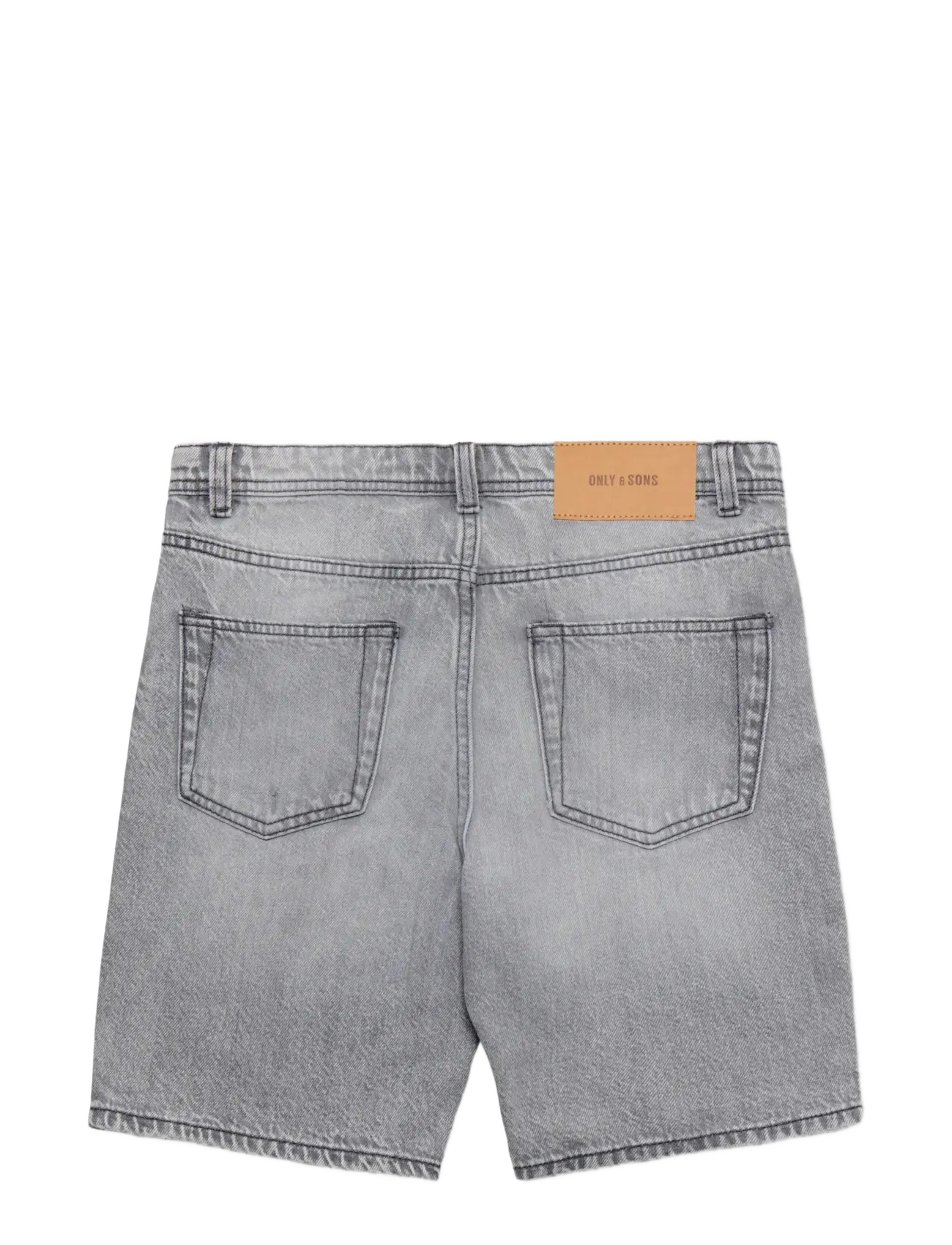 ONLY & SONS - OSJEDGE RAM LG DEST 4197 PIM DNM SHORTS - jeansshorts - light grey denim - 1