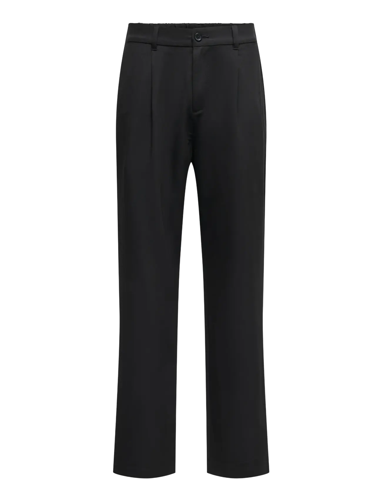 ONLY & SONS Onsjeremy Loose Pleat 0334 Hose Schwarz - 33x30 - Herren