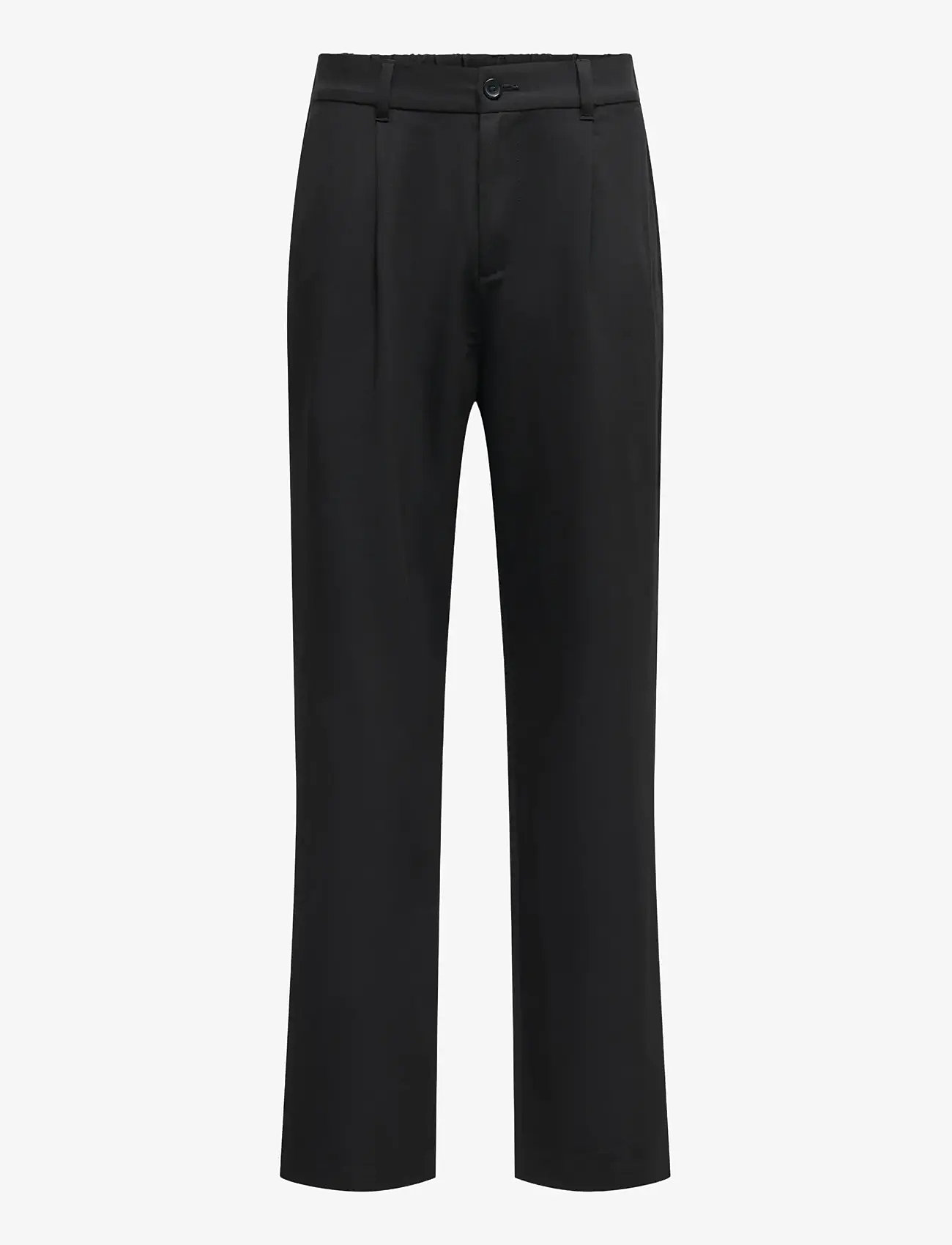 ONLY & SONS - ONSJEREMY LOOSE PLEAT 0334 PANT - autumn clothing - black - 0