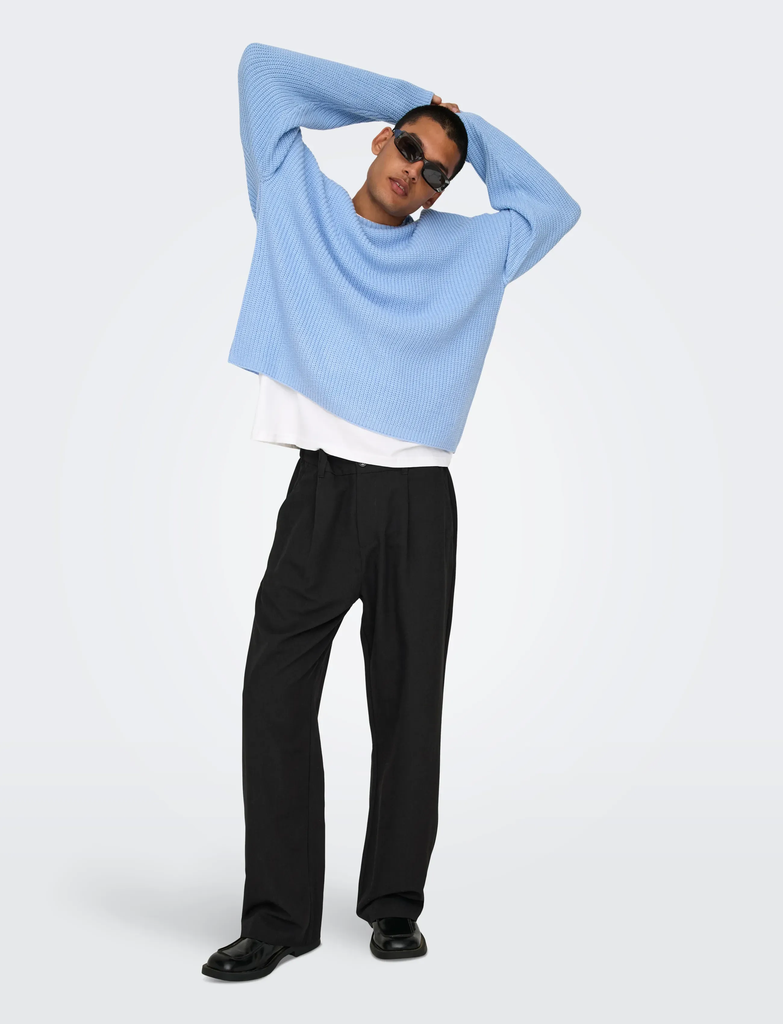 ONLY & SONS Onsjeremy Loose Pleat 0334 Pant casual byxor herr – bild 5