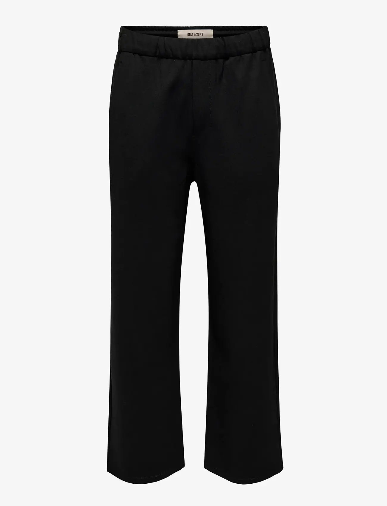 ONLY & SONS - ONSJAKES 0339 LOOSE STR PANT FRML NOOS - casual byxor - black - 1