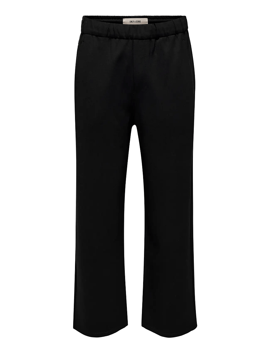 ONLY & SONS - ONSJAKES 0339 LOOSE STR PANT FRML NOOS - casual bukser - black - 1