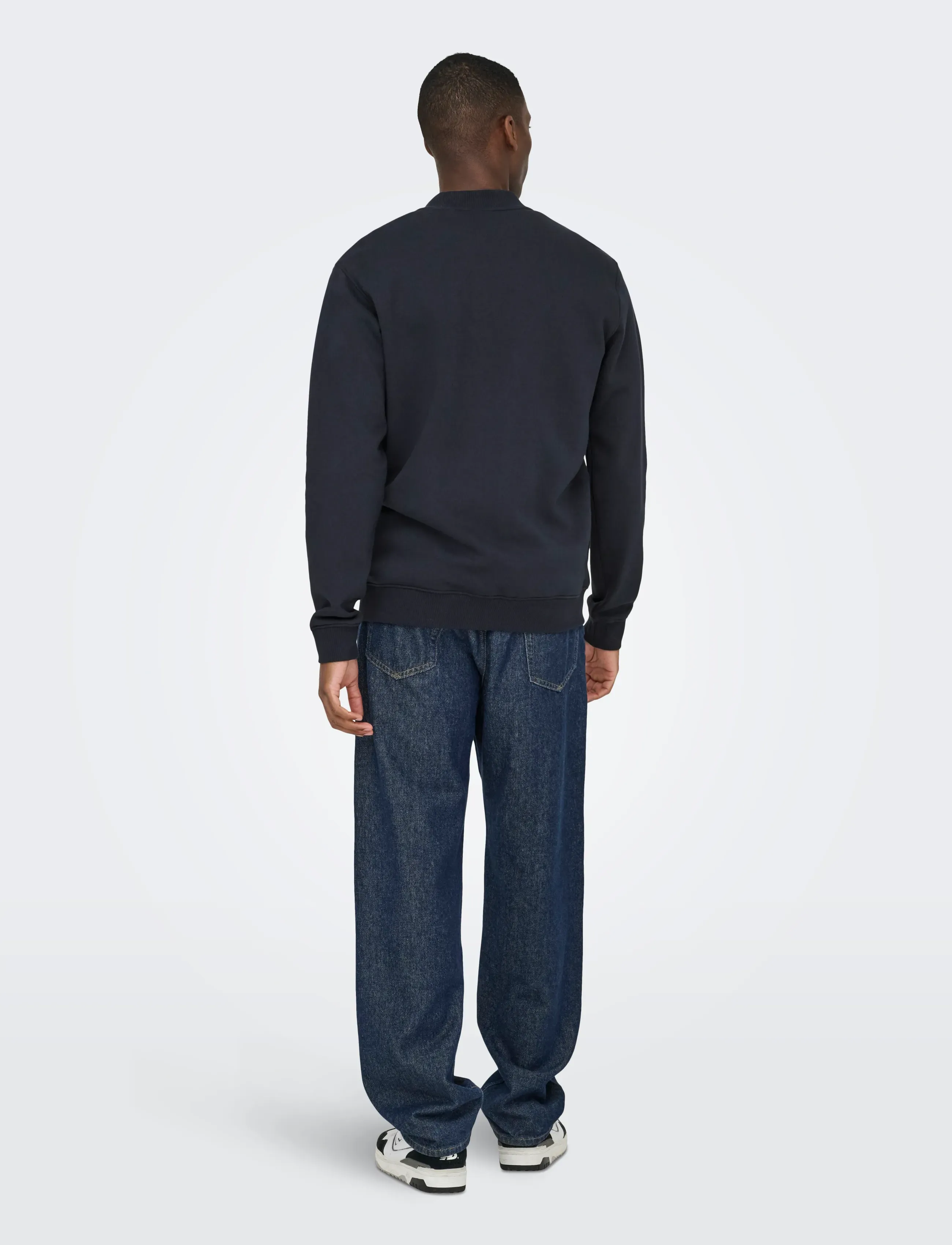 ONLY & SONS - ONSCERES REG ZIP BOMBER JCK NOOS - overtøj - black - 3