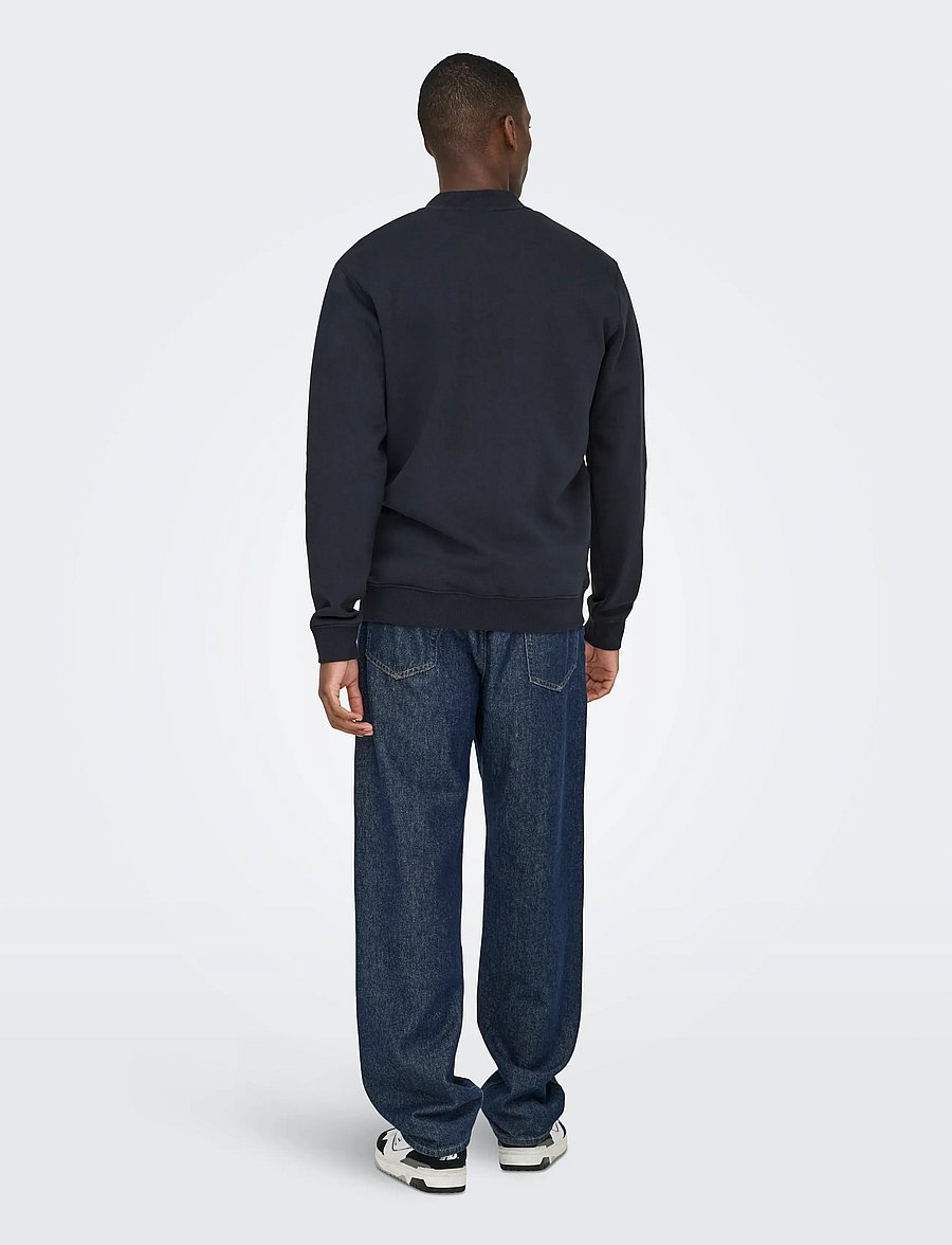 ONLY & SONS - ONSCERES REG ZIP BOMBER JCK NOOS - fall jackets - black - 3