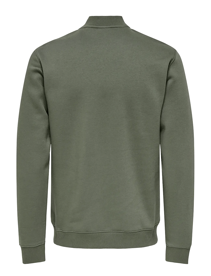 ONLY & SONS - ONSCERES REG ZIP BOMBER JCK NOOS - efterårsjakker - castor gray - 1