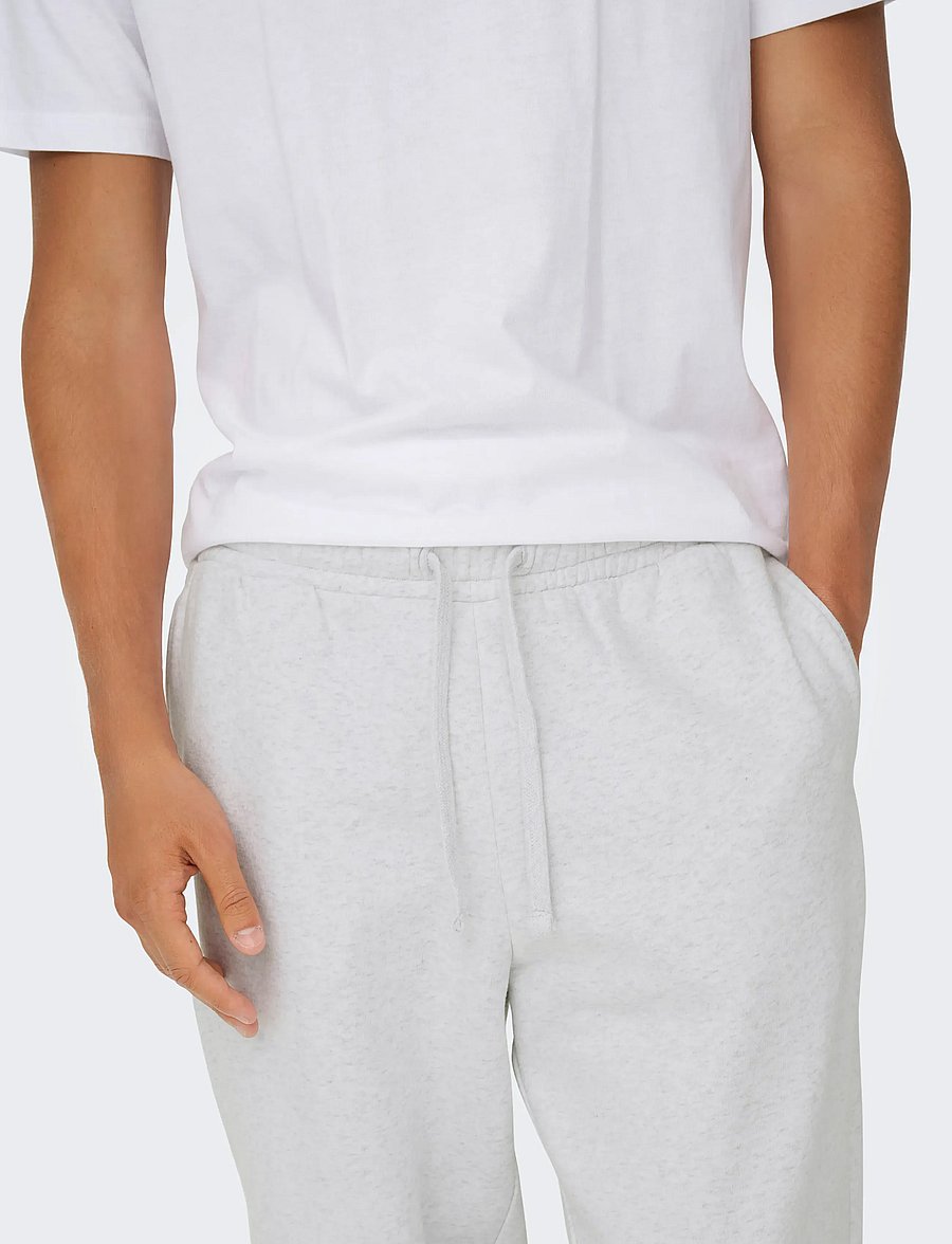 ONLY & SONS - ONSCERES WIDE PANT NOOS - kollektionen - super light grey melange - 5