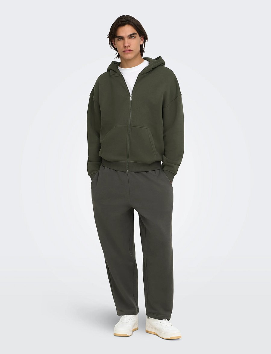 ONLY & SONS - ONSCERES WIDE PANT NOOS - kollektionen - beluga - 4