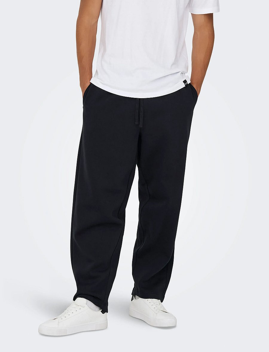ONLY & SONS - ONSCERES WIDE PANT NOOS - kollektionen - black - 0