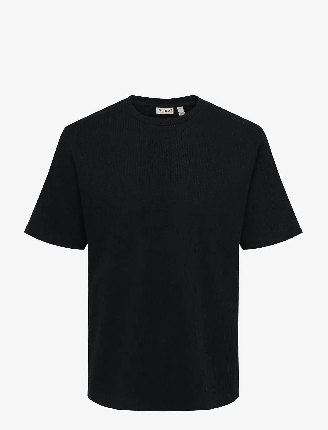 ONLY & SONS - ONSTOBIE REG SS TEE NOOS - kortærmede t-shirts - black - 1