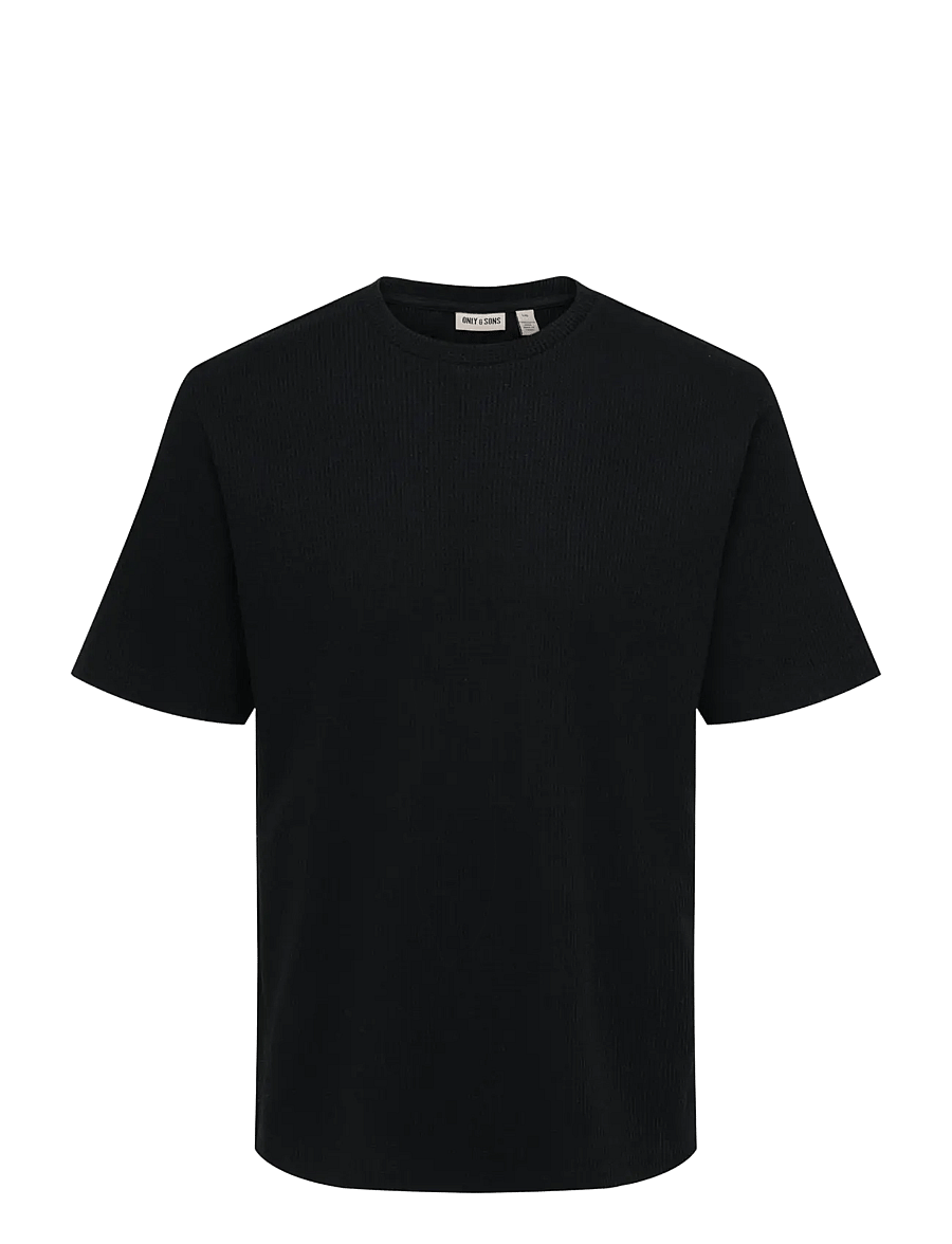 ONLY & SONS - ONSTOBIE REG SS TEE NOOS - kortærmede t-shirts - black - 1