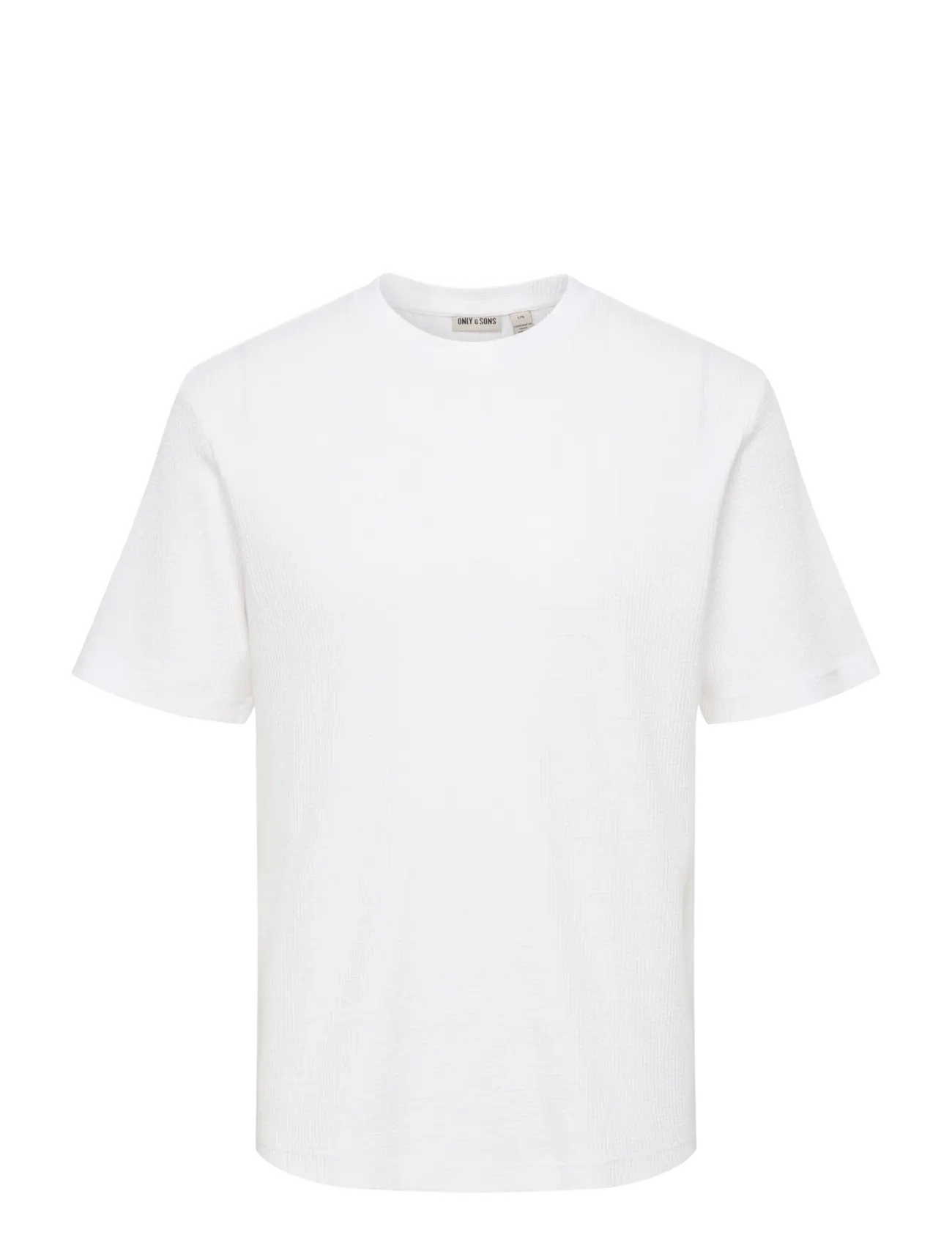 ONSTOBIE REG SS TEE NOOS - BRIGHT WHITE