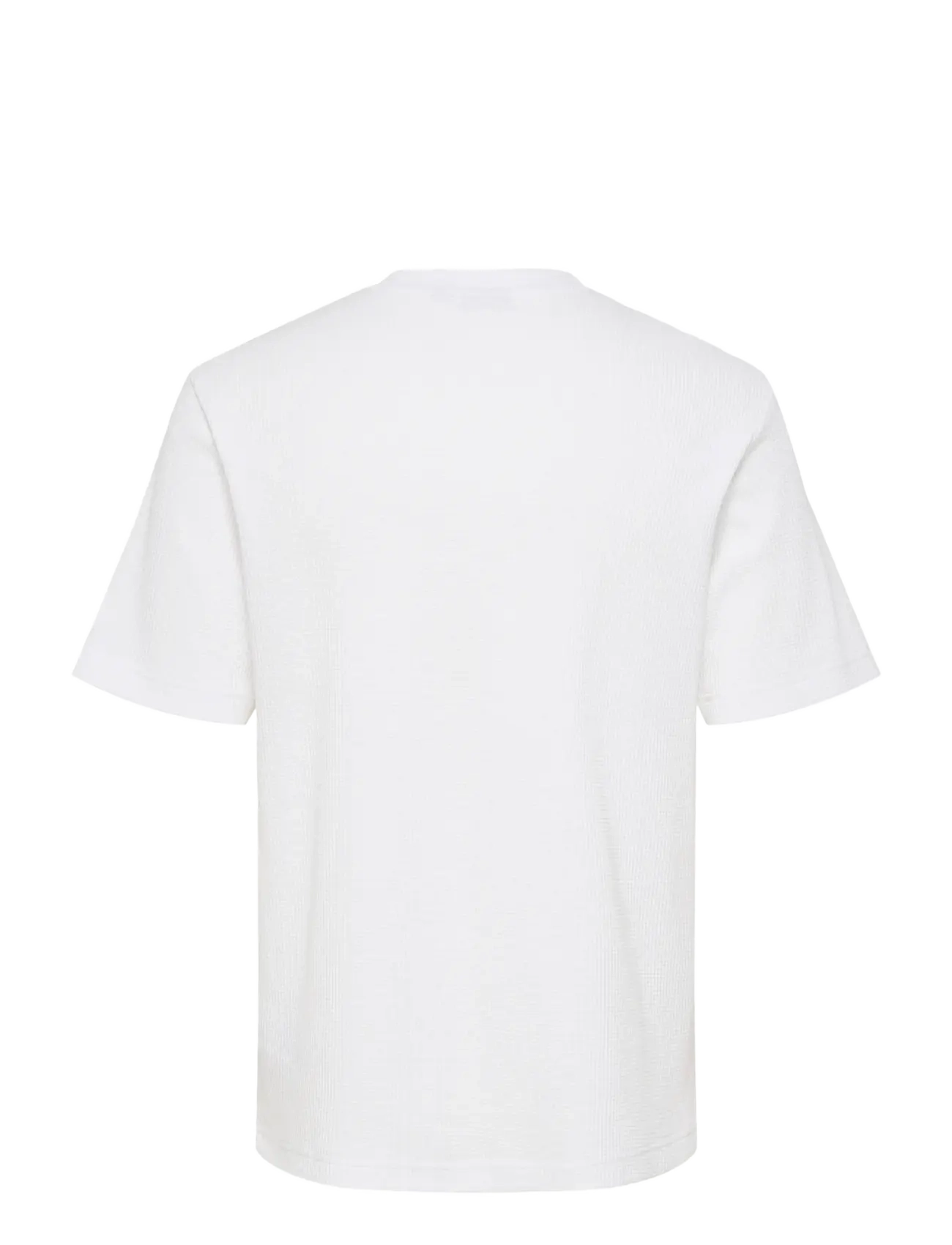 ONLY & SONS - ONSTOBIE REG SS WAFFLE TEE NOOS - kurzärmelig - bright white - 2