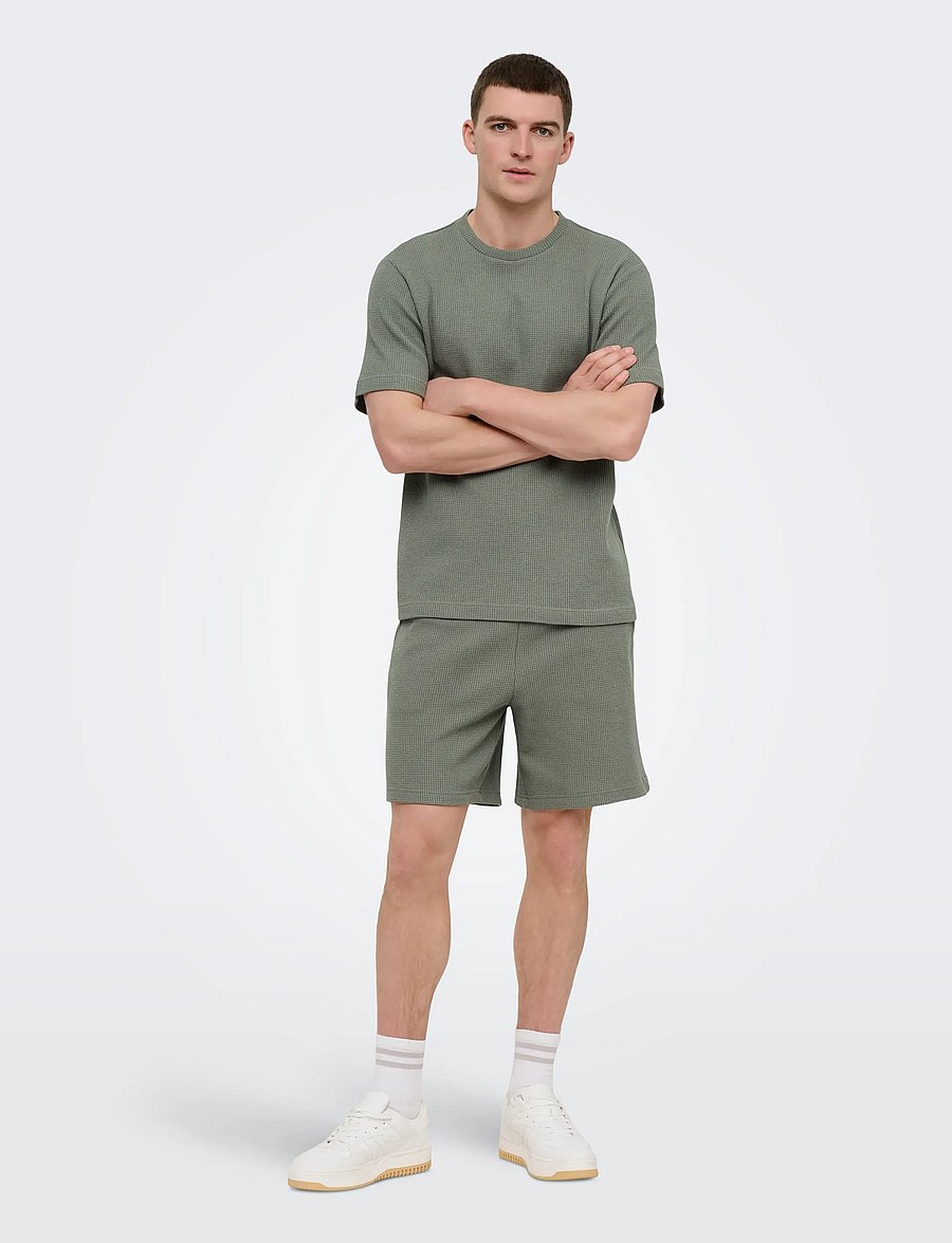 ONLY & SONS - ONSTOBIE REG SS TEE NOOS - kurzärmelige t-shirts - castor gray - 5