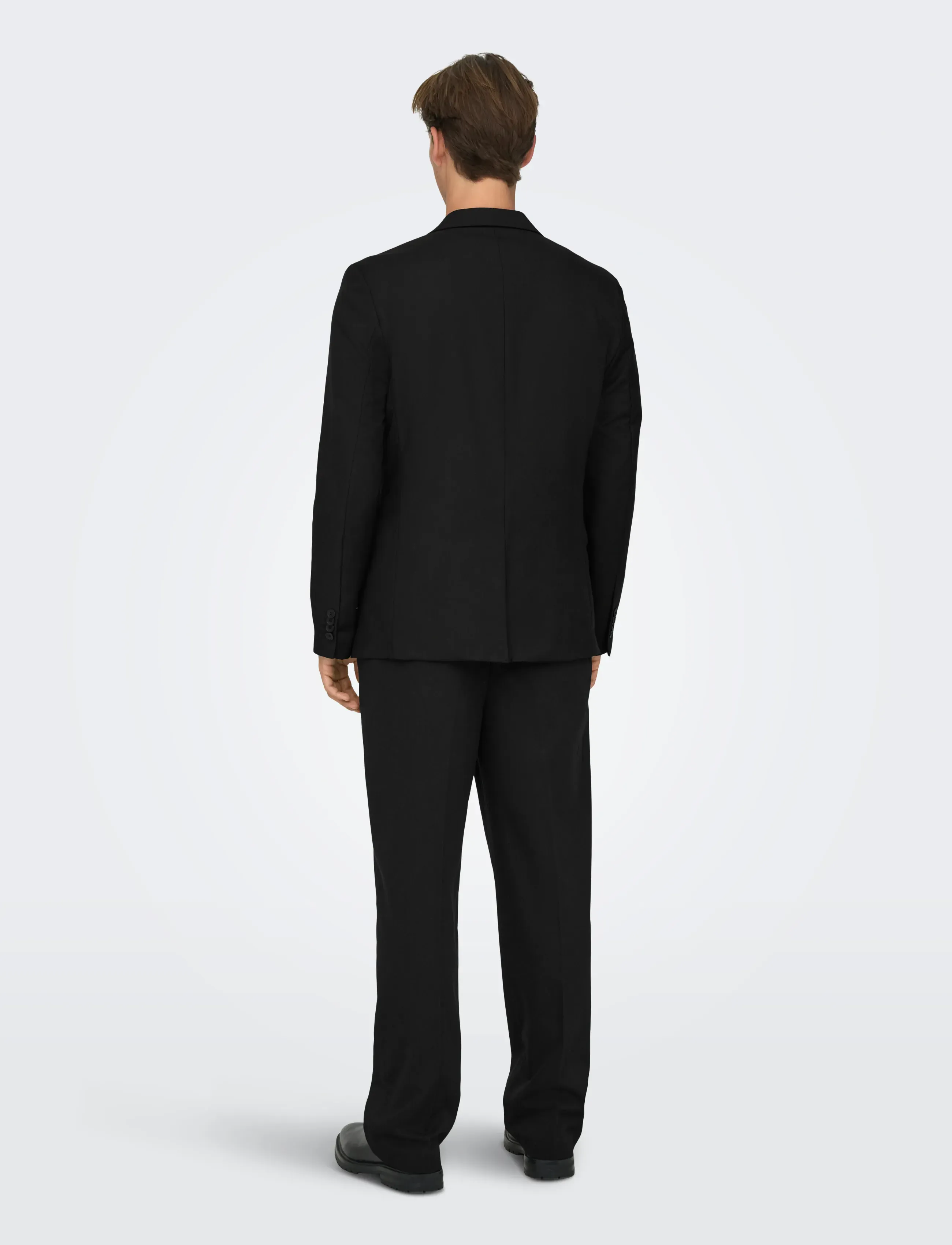 ONLY & SONS - ONSMIRO TAILOR LOOSE 0346 PANT FRML NOOS - pantalons habillés - black - 3