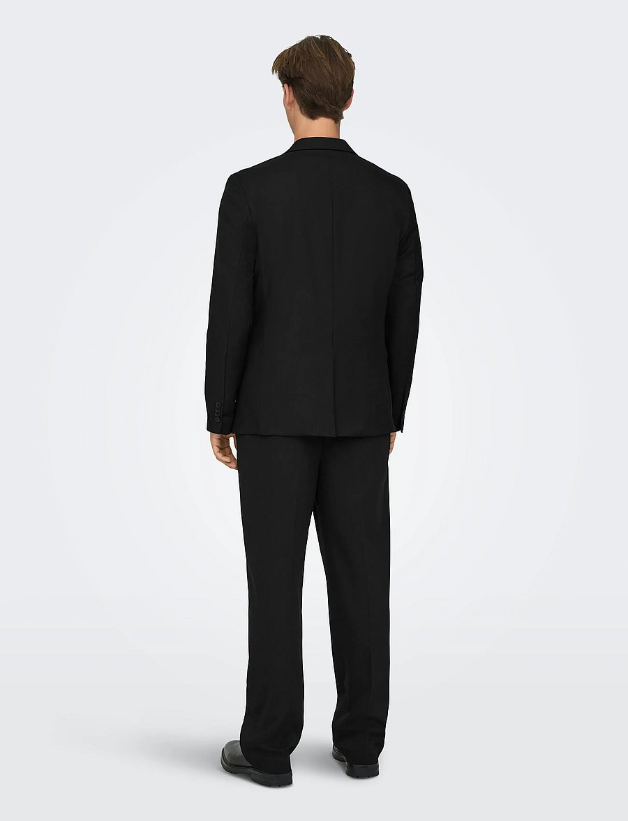 ONLY & SONS - ONSMIRO TAILOR LOOSE 0346 PANT FRML NOOS - pantalons habillés - black - 3