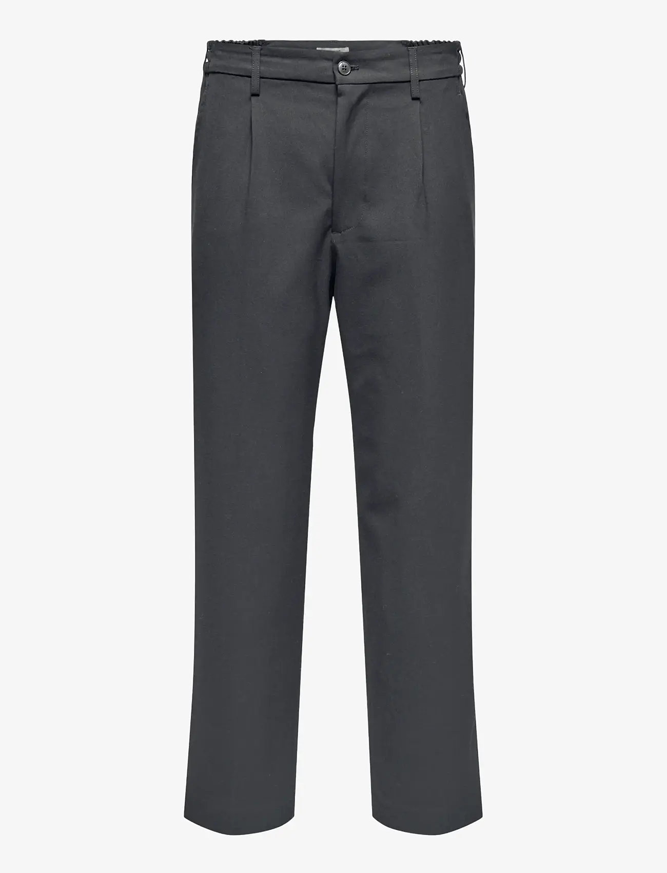 ONLY & SONS - ONSMIRO TAILOR LOOSE 0346 PANT FRML NOOS - kostiuminės kelnės - dark grey melange - 1