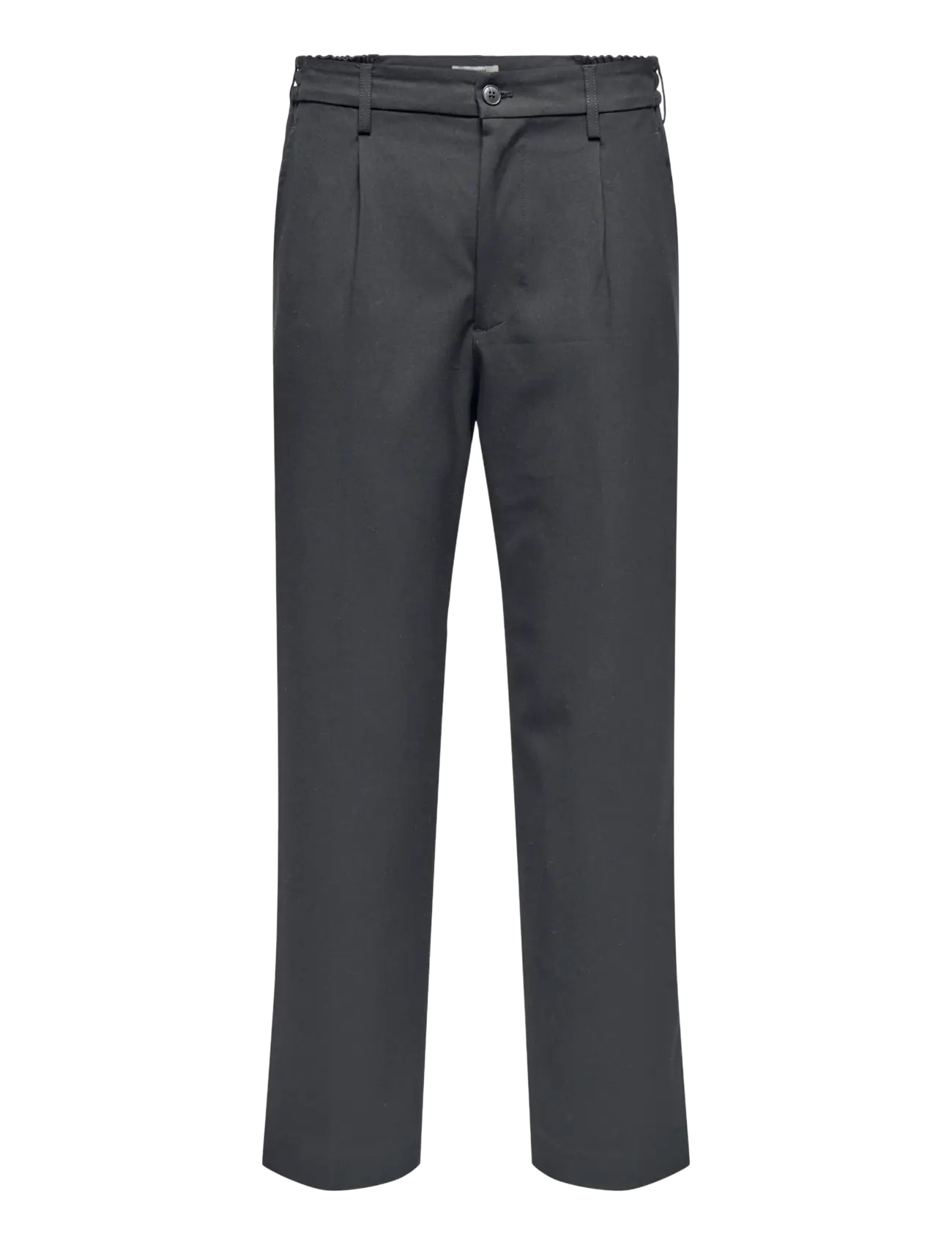ONLY & SONS ONSMIRO TAILOR LOOSE 0346 PANT FRML NOOS - Casual bukser - DARK GREY MELANGE / grey