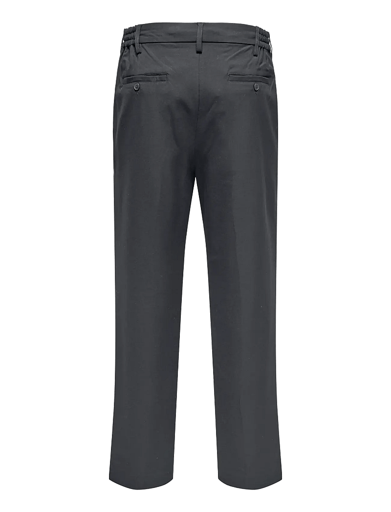 ONLY & SONS - ONSMIRO TAILOR LOOSE 0346 PANT FRML NOOS - kostiuminės kelnės - dark grey melange - 2