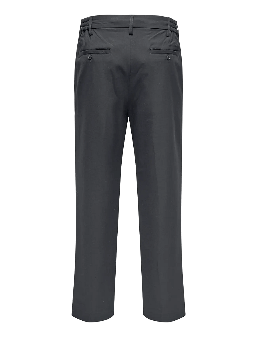 ONLY & SONS - ONSMIRO TAILOR LOOSE 0346 PANT FRML NOOS - habitbukser - dark grey melange - 2