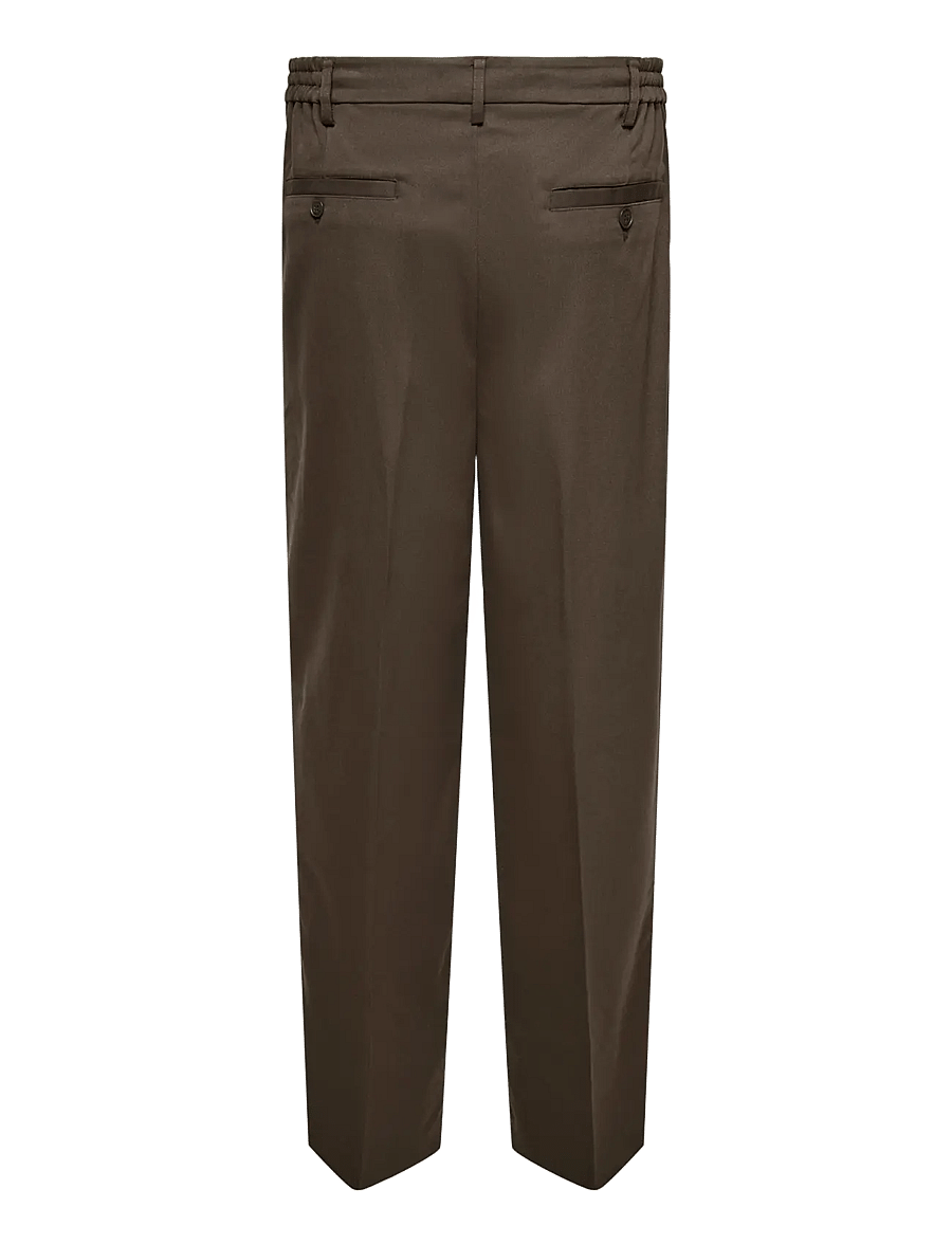 ONLY & SONS - ONSMIRO TAILOR LOOSE 0346 PANT FRML NOOS - casual bukser - demitasse - 2