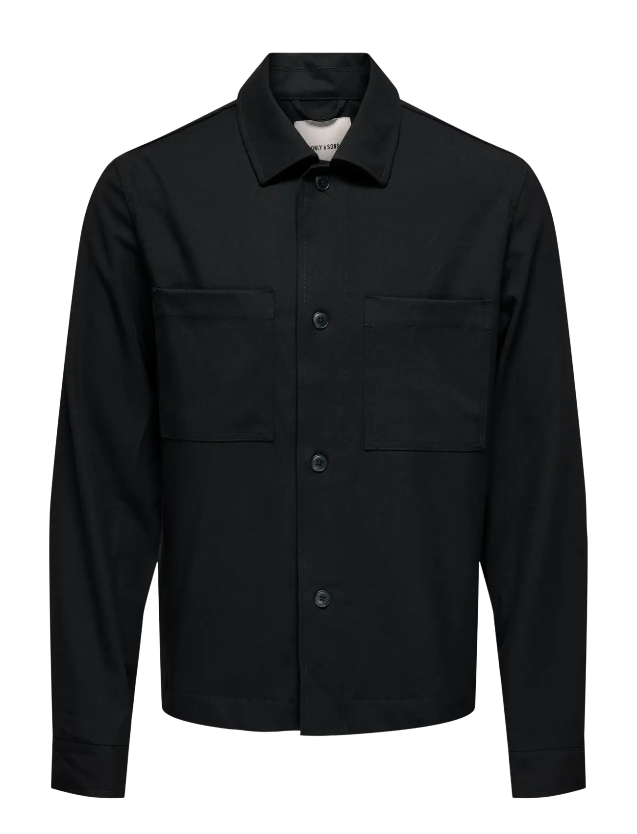 ONSMIRO TAILORED REG 0346 OVERSHIRT FRML - BLACK
