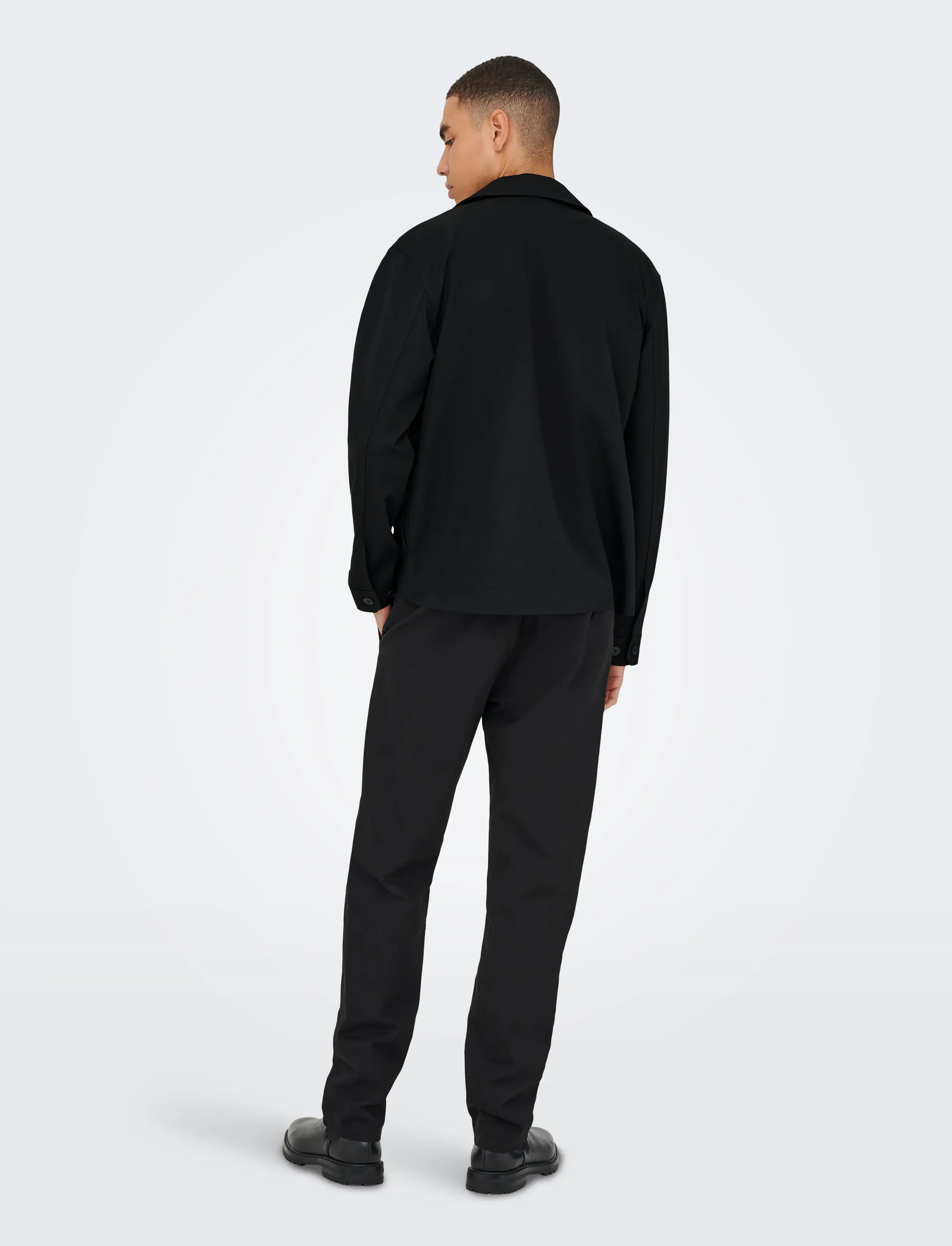 ONLY & SONS - ONSMIRO TAILORED REG 0346 OVERSHIRT FRML - collections - black - 3