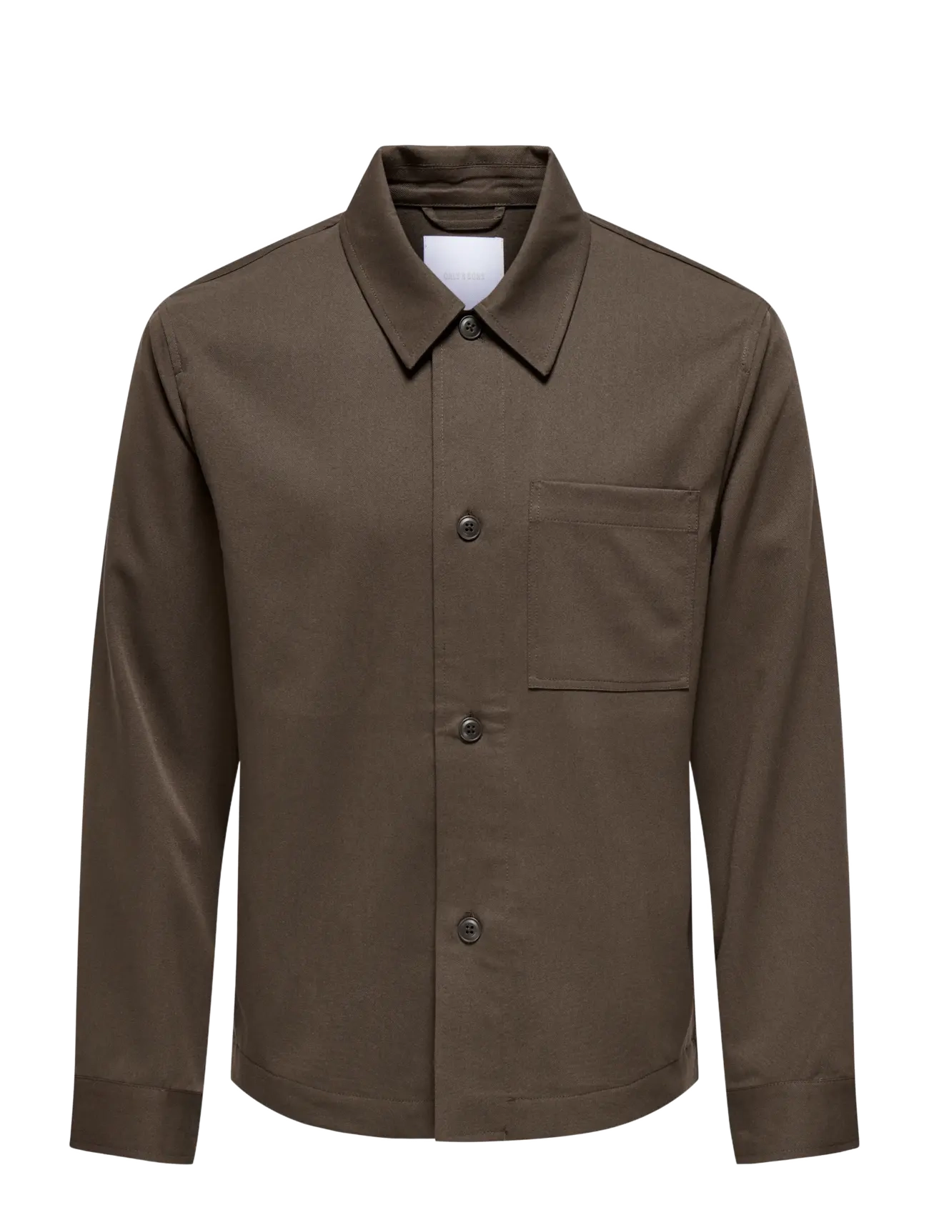 ONLY & SONS ONSMIRO REG 0346 OVERSHIRT FRML - Overshirts - DEMITASSE / brown