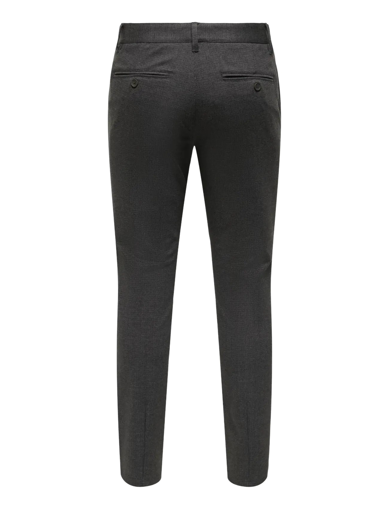 ONLY & SONS - ONSMARK SLIM CHECK 020960 PANT NOOS - kasdienio stiliaus kelnės - coffee bean - 2