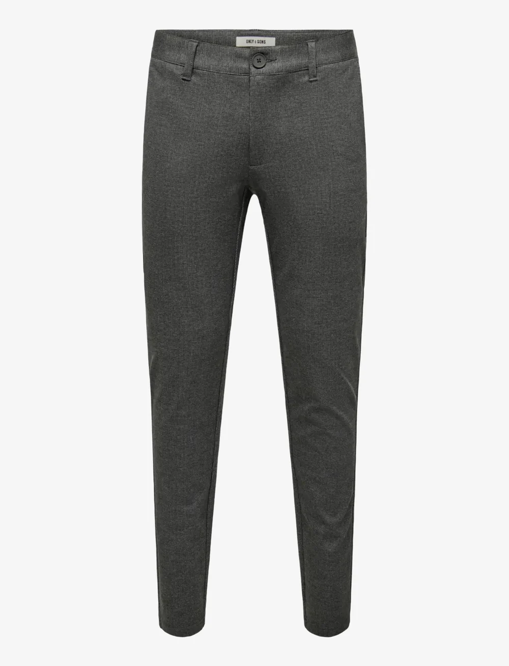 ONLY & SONS - ONSMARK SLIM CHECK 020960 PANT NOOS - casual - jet black - 1