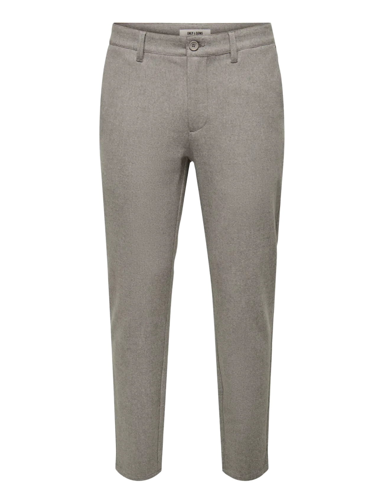 ONLY & SONS ONSMARK SLIM BRUSH PIQUE 0353 PANTS NOOS - Kollektioner - FALCON / brown